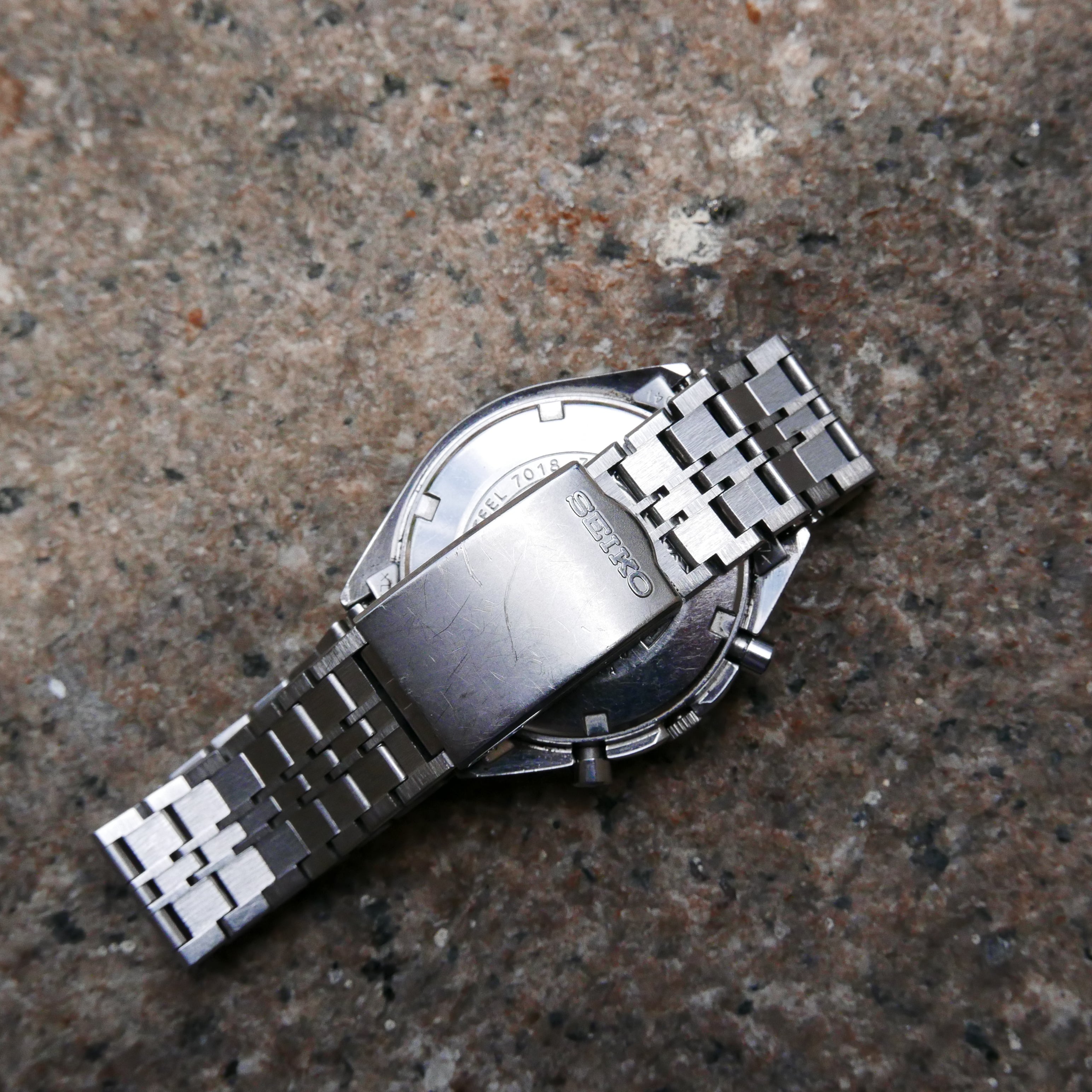 Vintage Seiko Chronograph 7018-7000 "One-Eyed Panda"