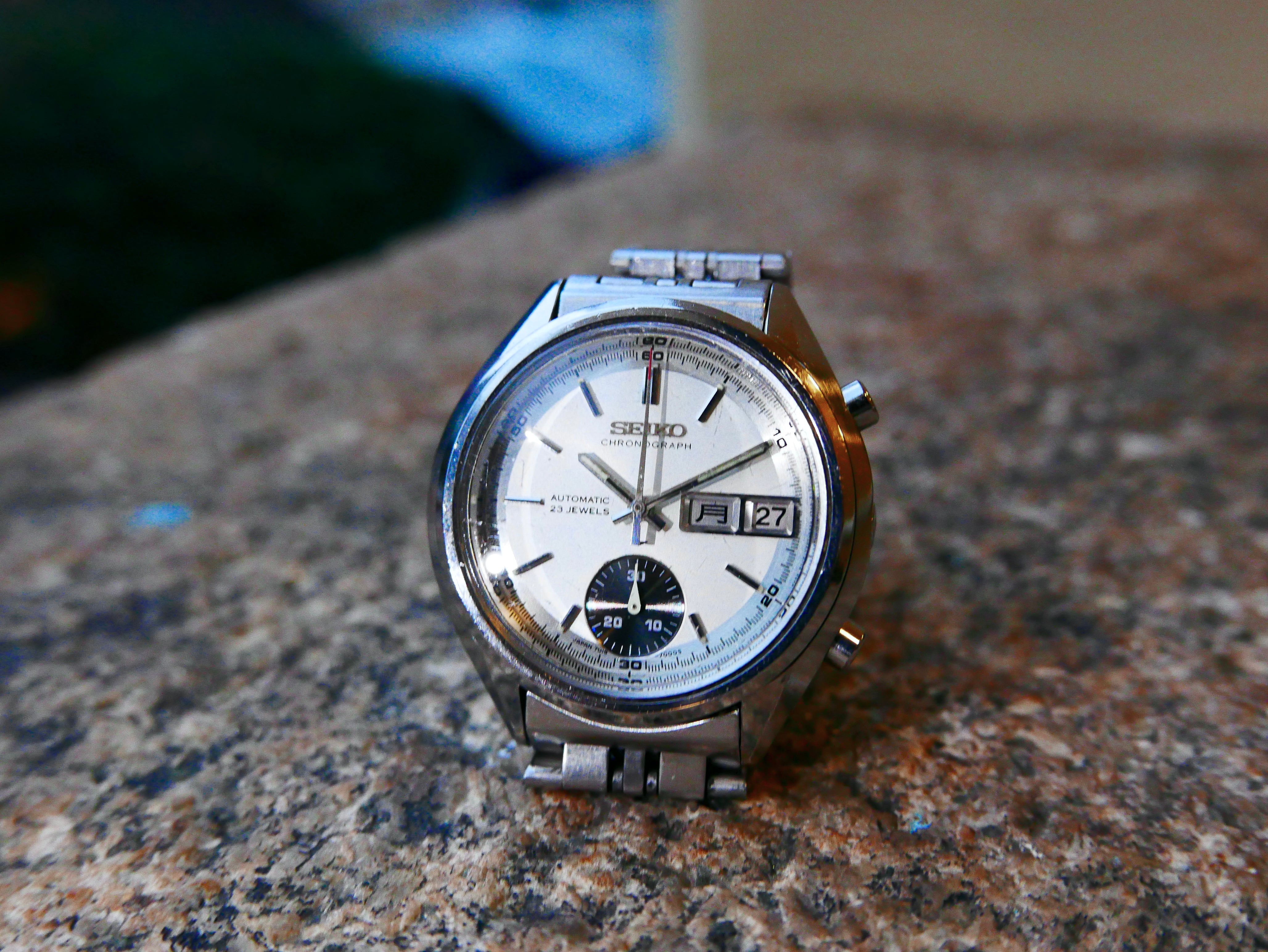 Vintage Seiko Chronograph 7018-7000 "One-Eyed Panda"