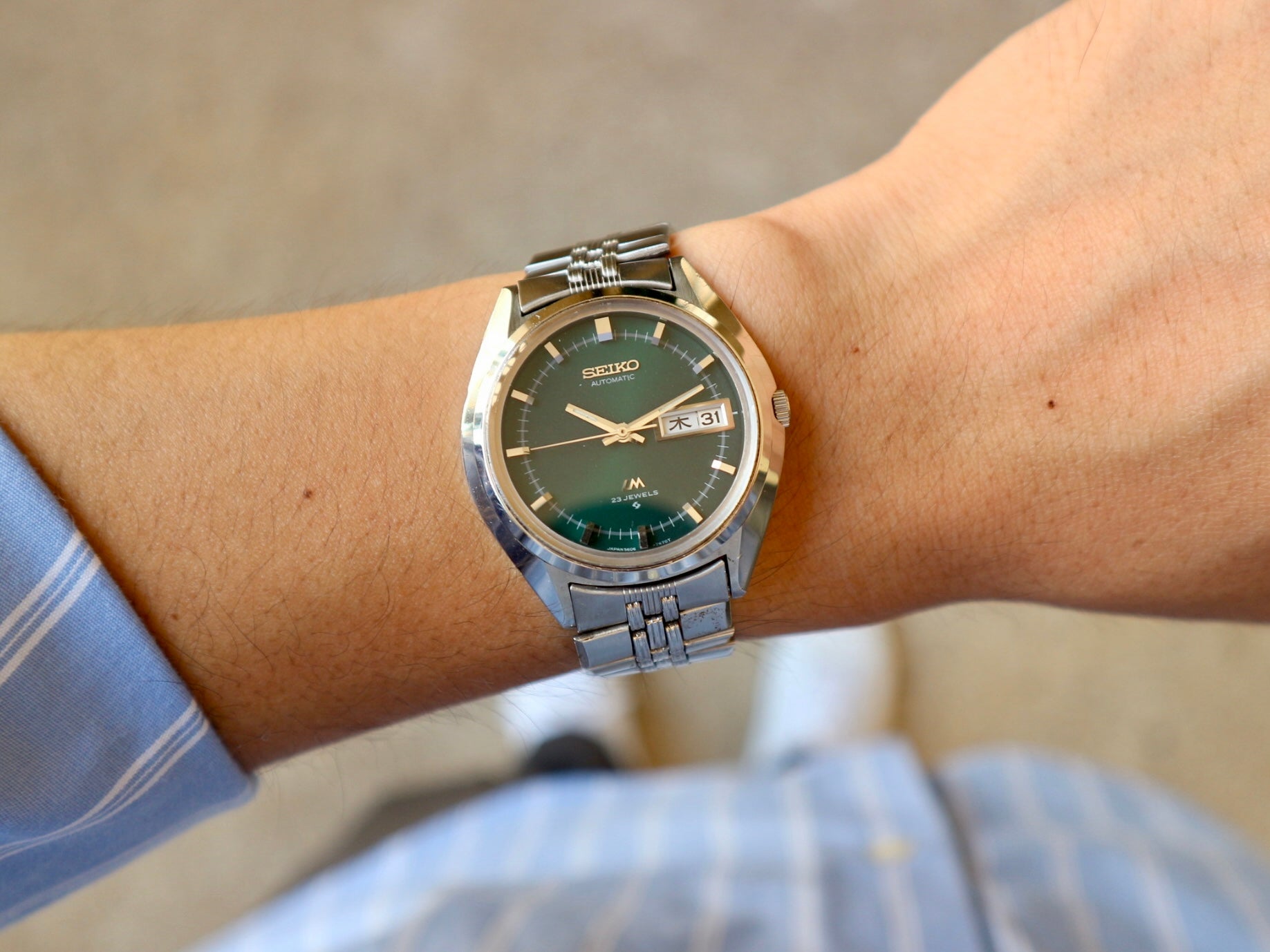 Seiko Lord Matic Green