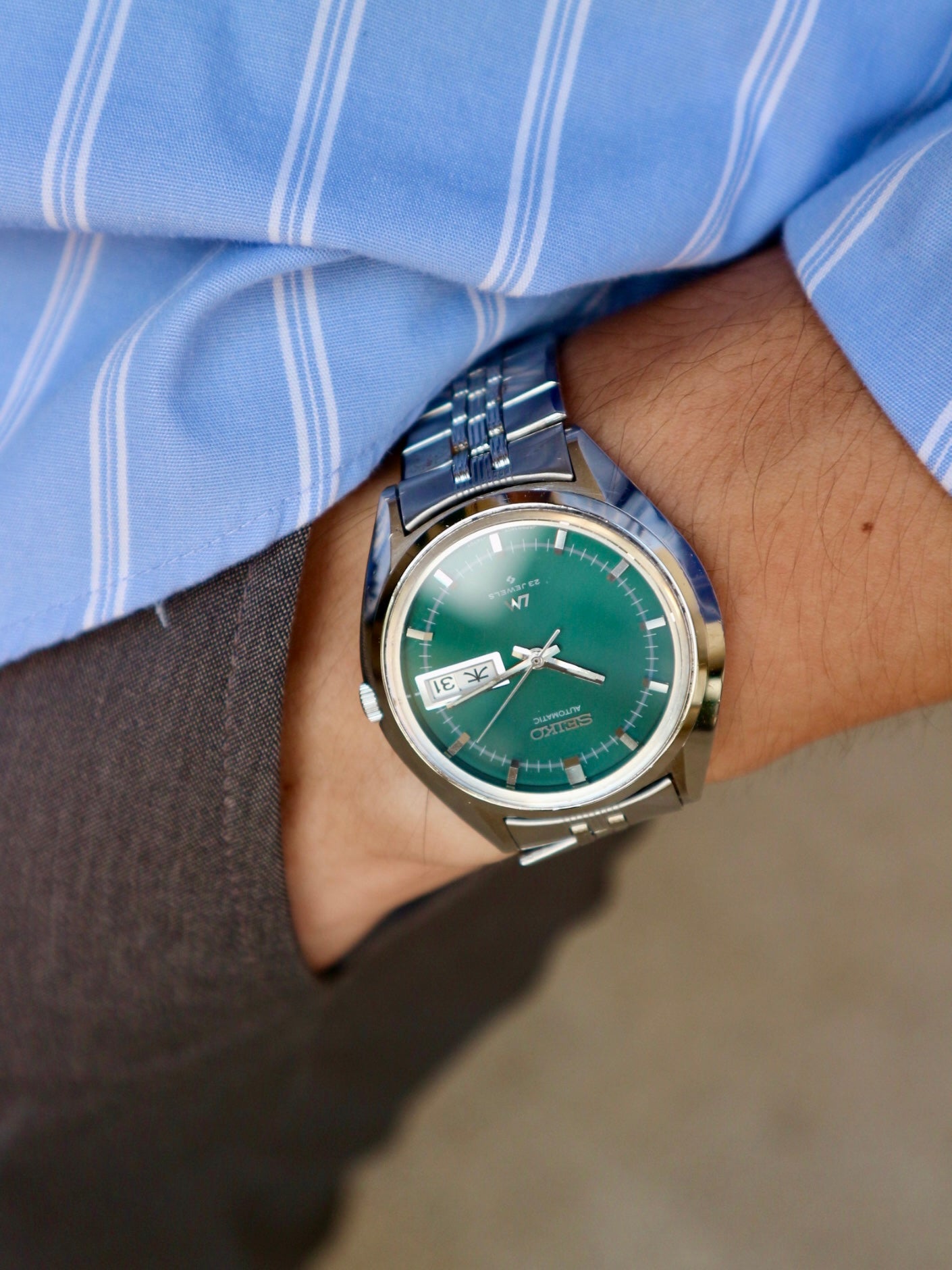 Seiko Lord Matic Green