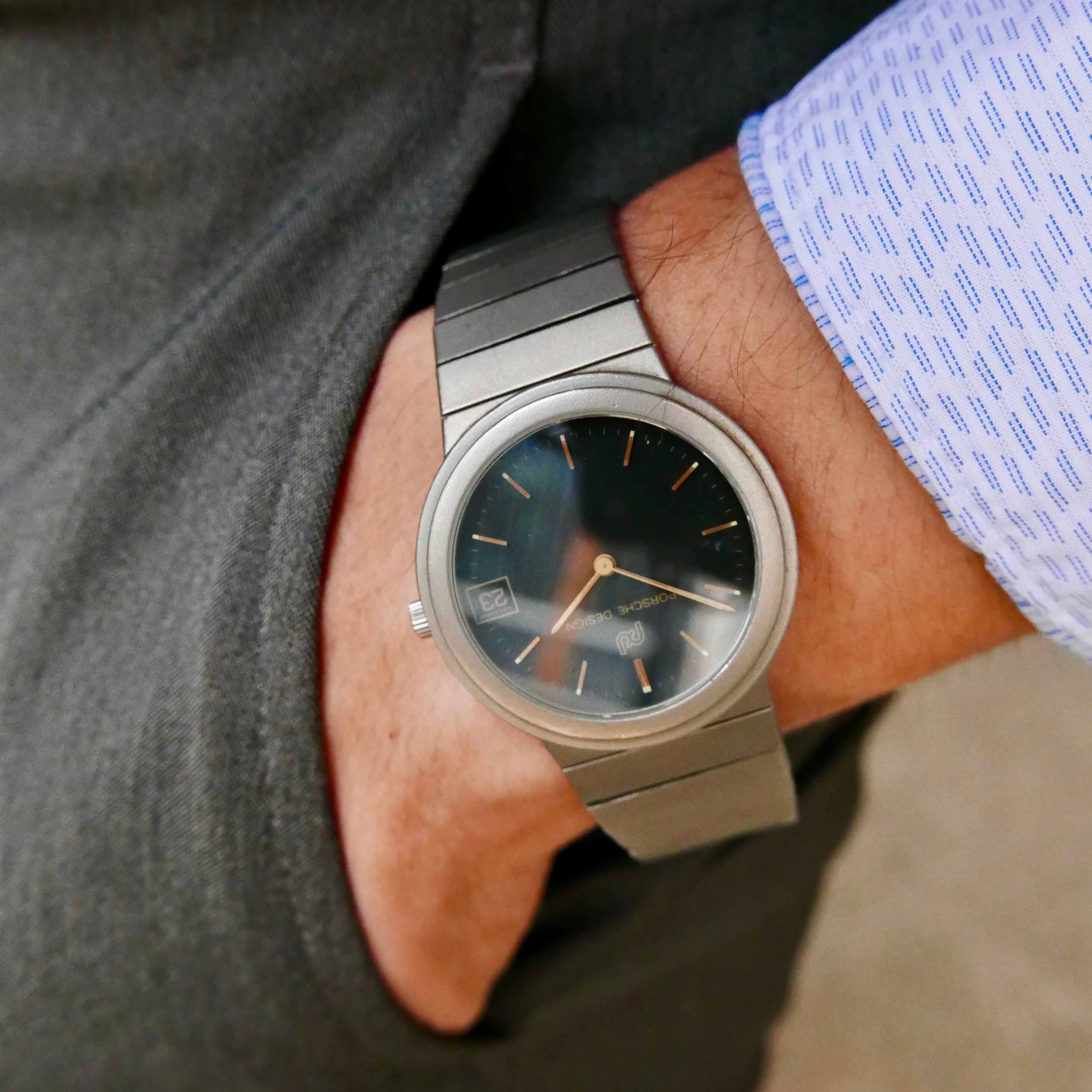 Vintage Watch | IWC Porsche Design Titanium Quartz Men's Watch (IW3317.3) (Full set with box))