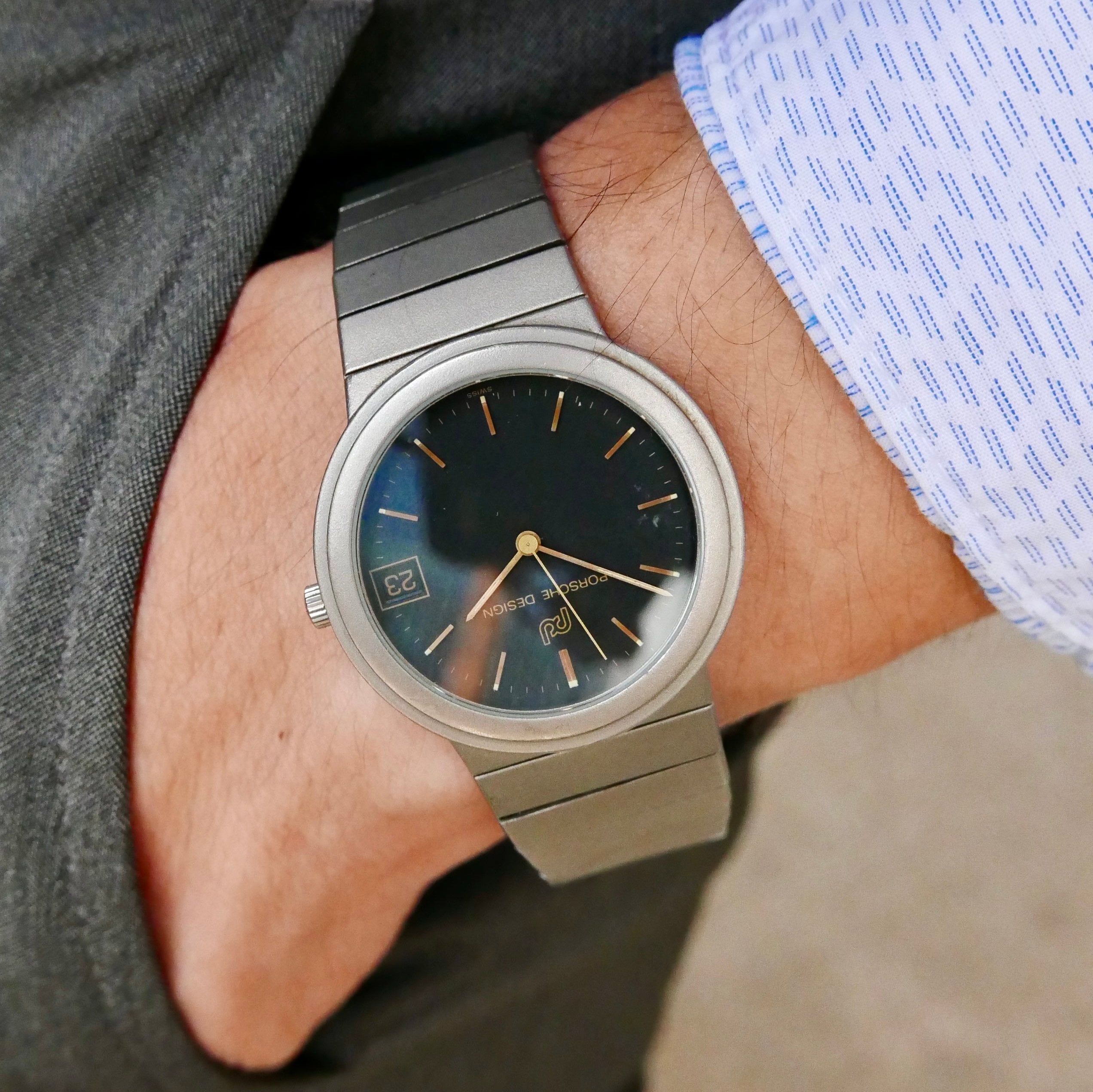 Vintage Watch | IWC Porsche Design Titanium Quartz Men's Watch (IW3317.3) (Full set with box))