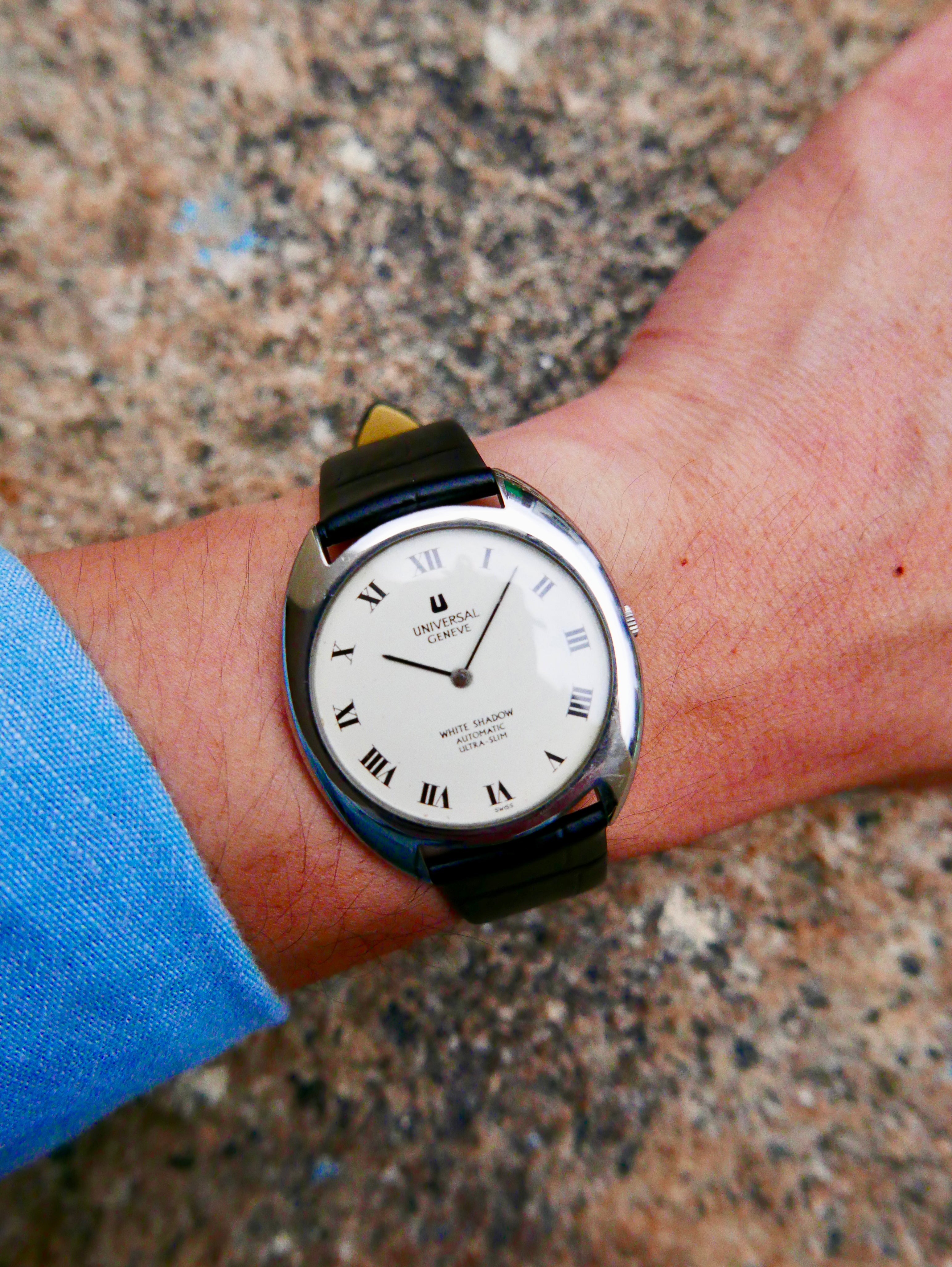 Vintage Watch | Universal Geneve White Shadow Automatic 866101