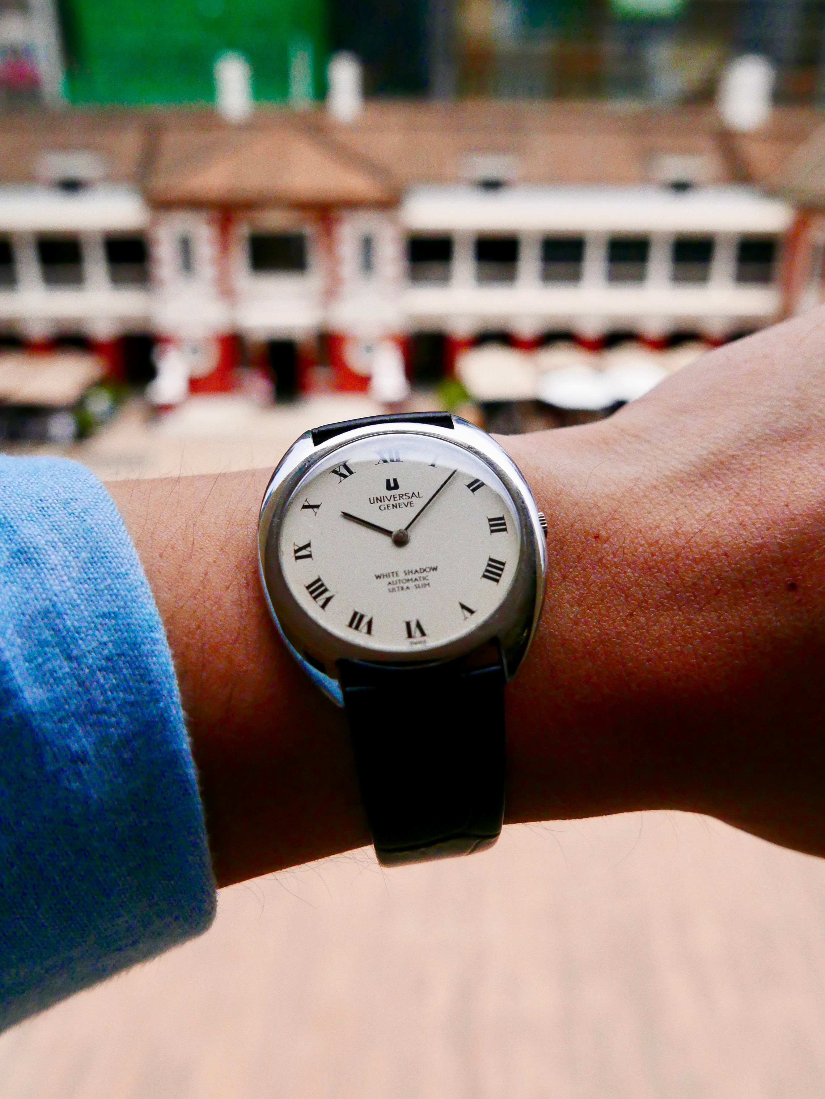 Vintage Watch | Universal Geneve White Shadow Automatic 866101