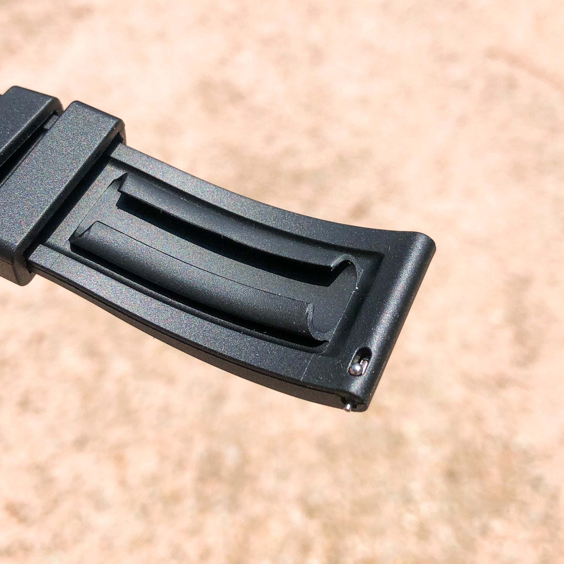 Midnight Black | Flexi Rubber Series Watch Strap (with quick release)