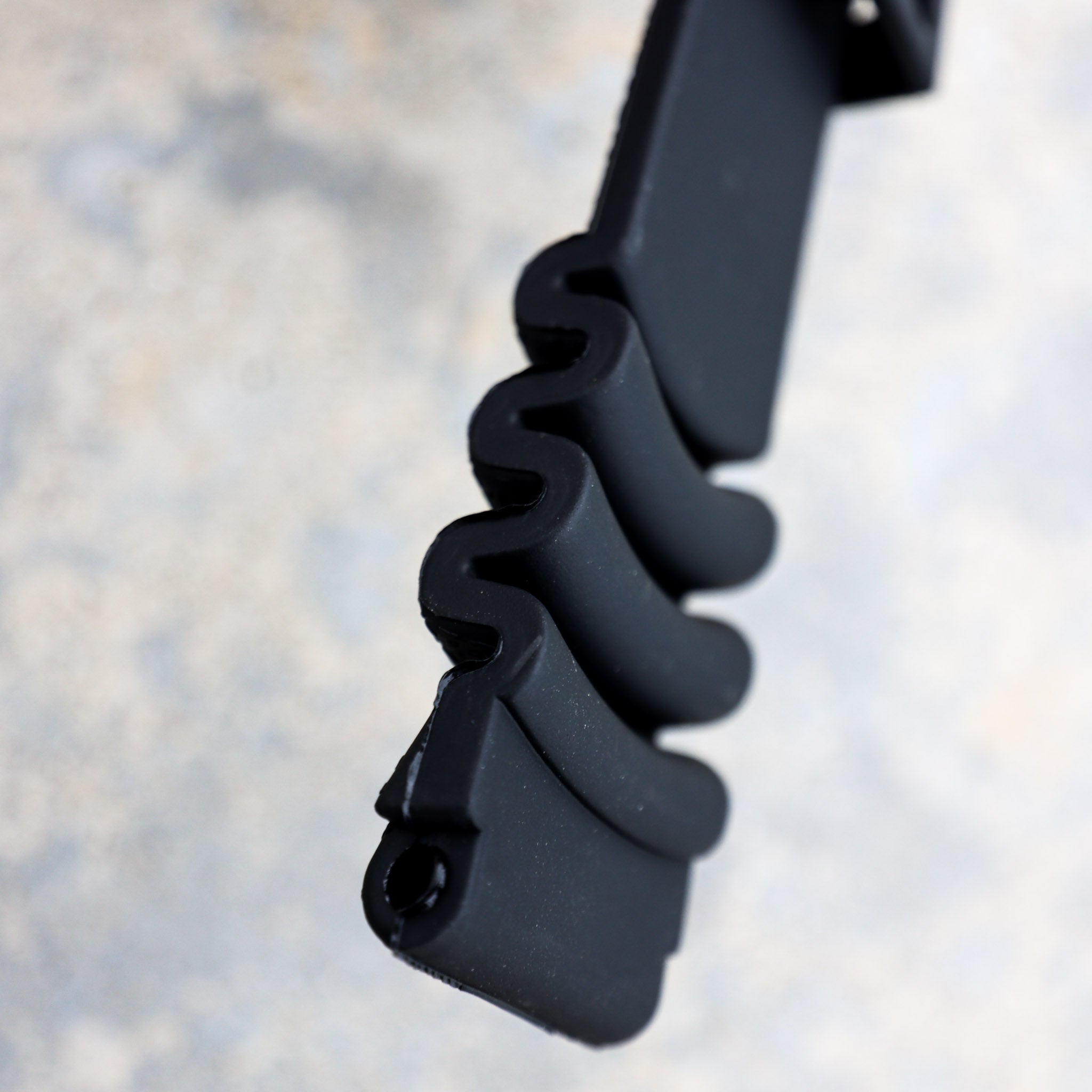 Black Rubber with diving extension | Flexi Rubber Series Watch Strap For Seiko - Samurai Vintage Co.