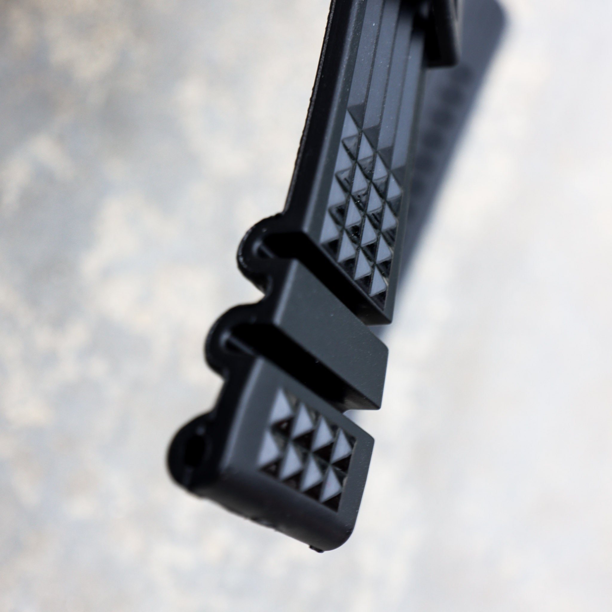 Black Waffle with diving extension | Flexi Rubber Series Watch Strap For Seiko - Samurai Vintage Co.