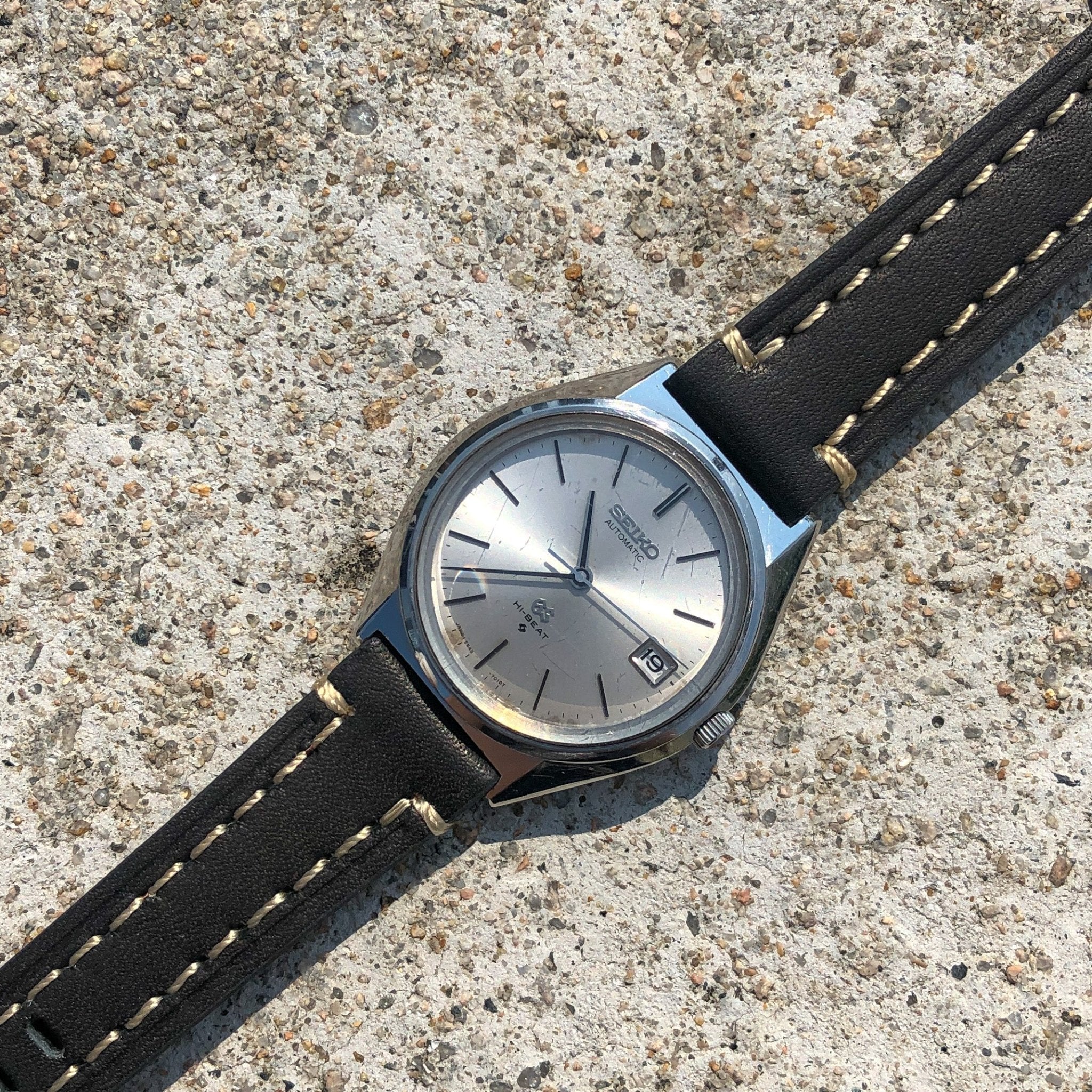Classic Black | Cowboy Italian Calf Leather Watch Strap - Samurai Vintage Co.