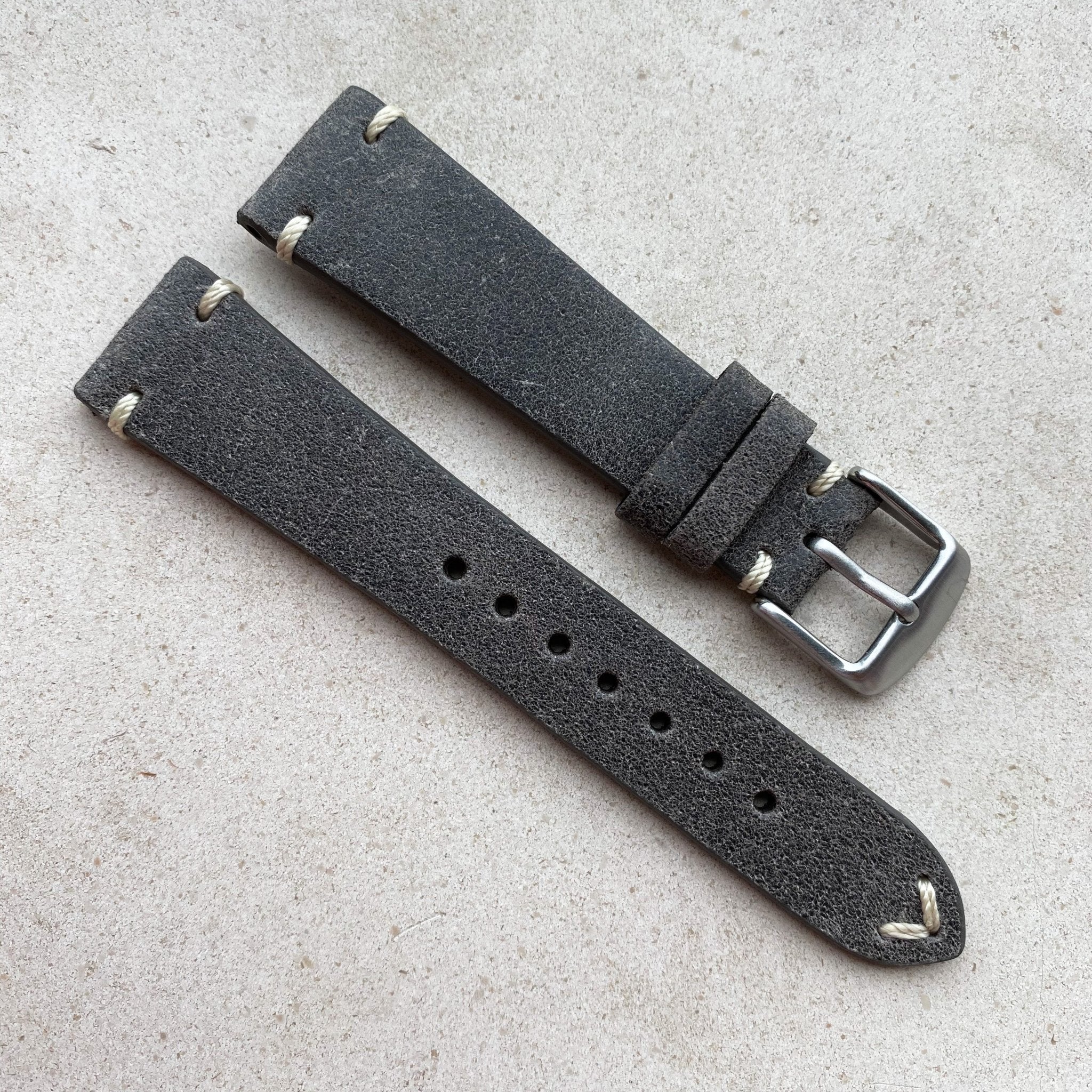 Dimgrey | Heritage Italian Calf Leather Watch Strap - Samurai Vintage Co.