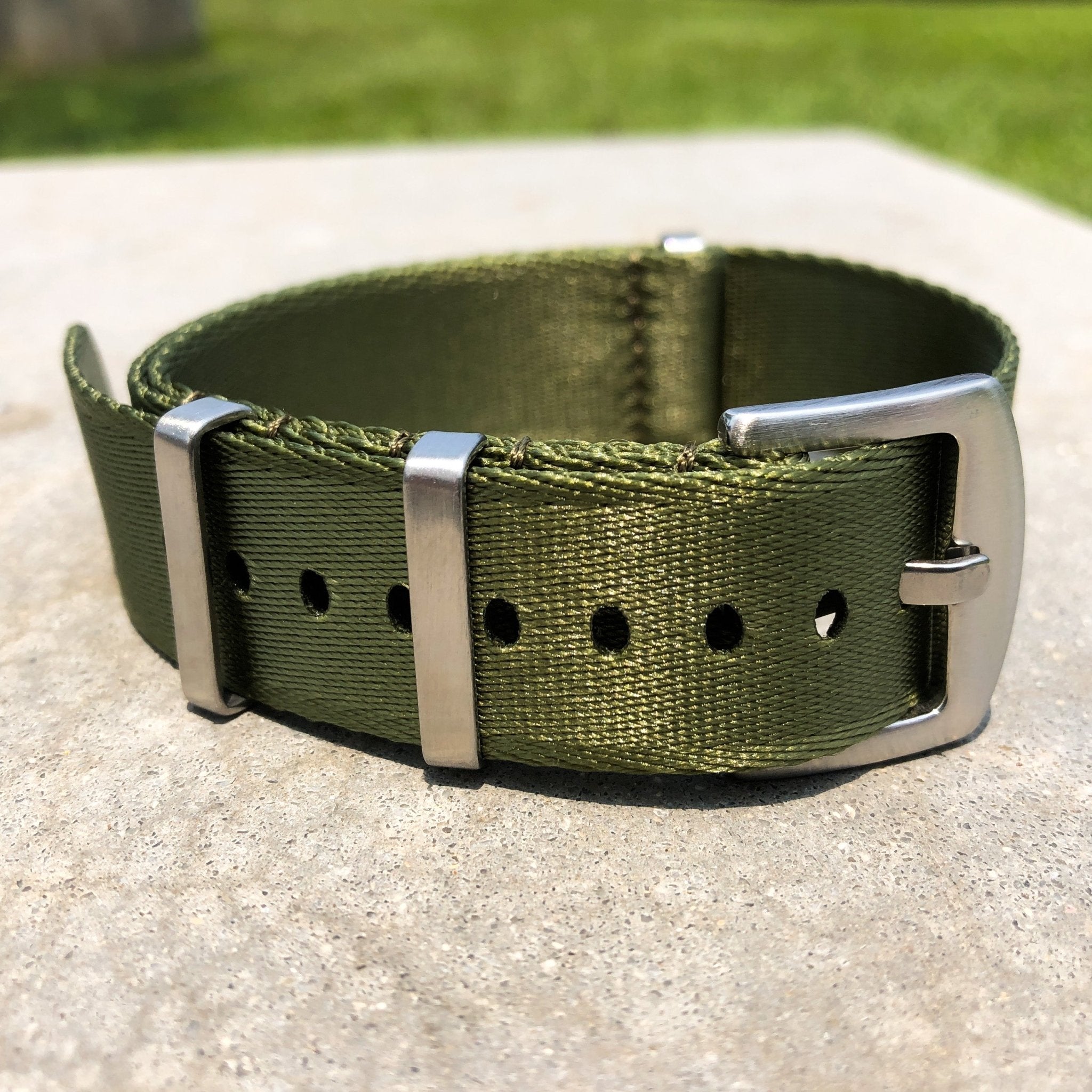Forest Green | Premium Nato Watch Strap - Samurai Vintage Co.