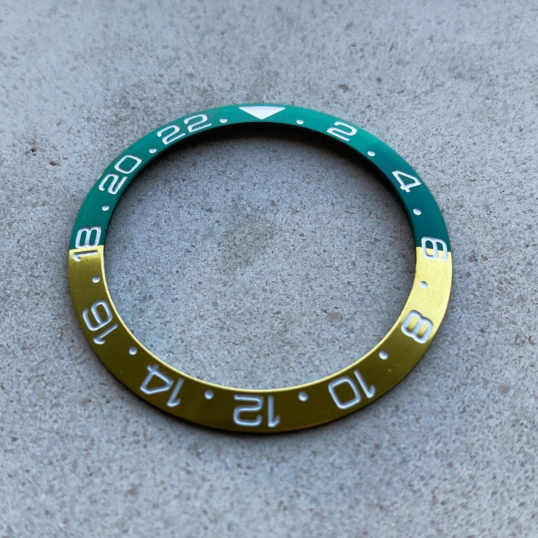 Green / Yellow | Ceramic Bezel Insert - Samurai Vintage Co.