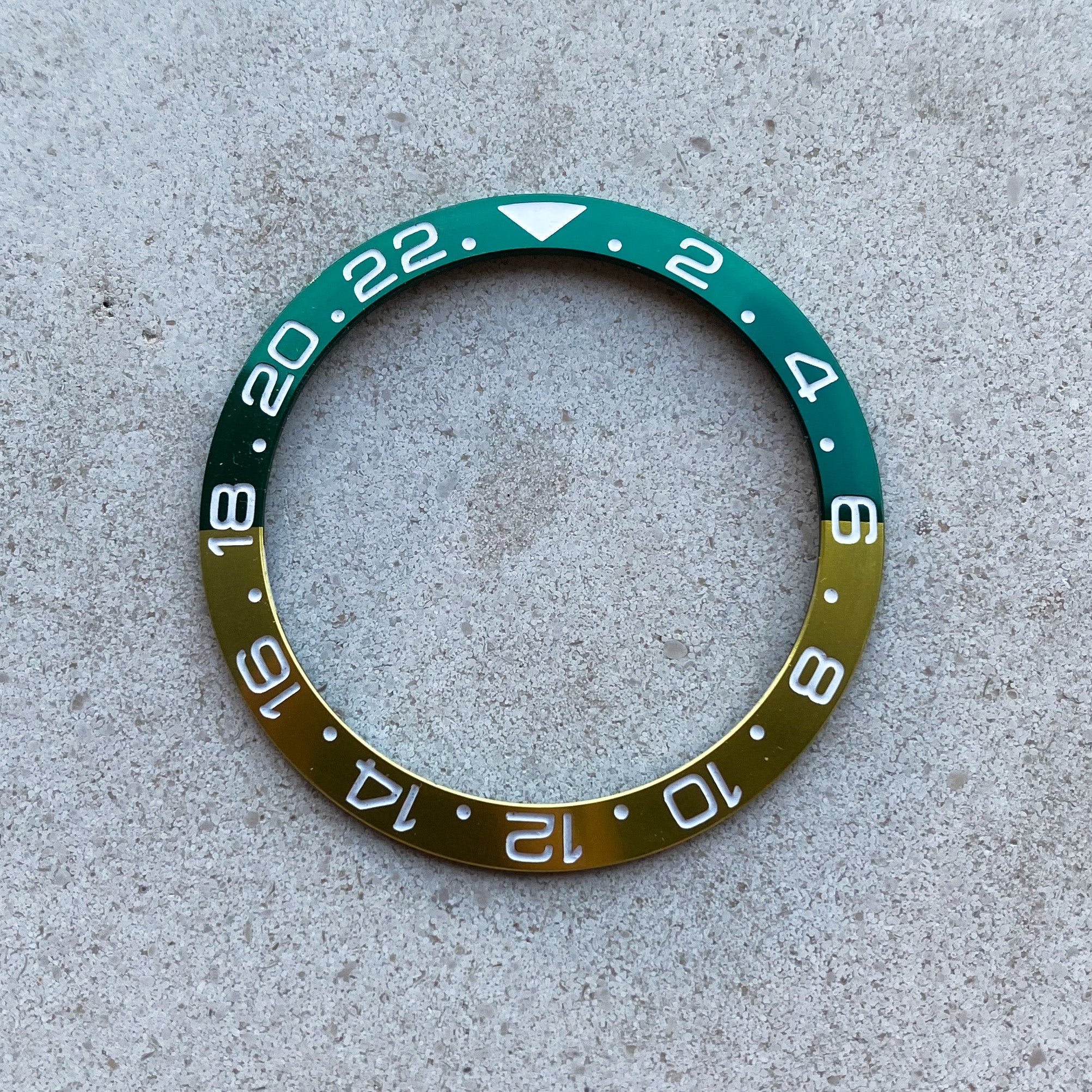 Green / Yellow | Ceramic Bezel Insert - Samurai Vintage Co.