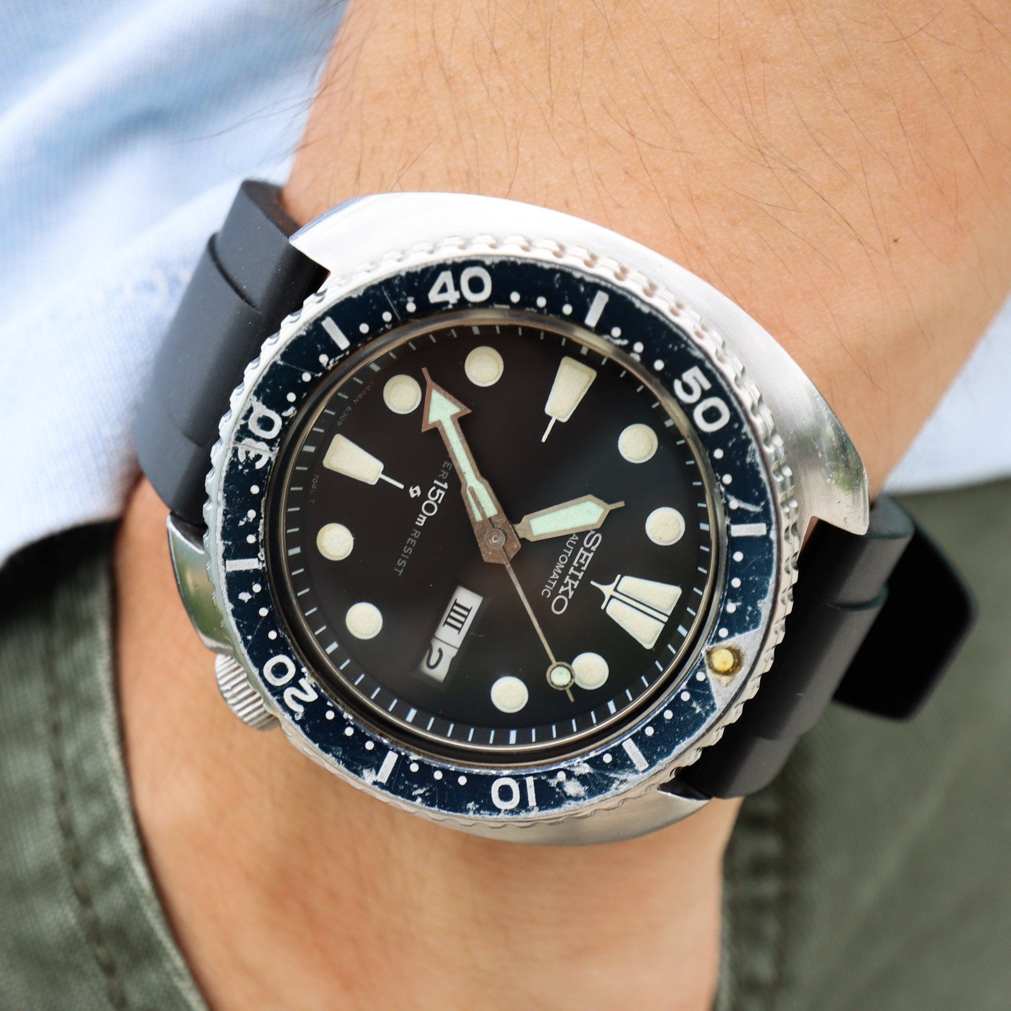 Midnight Black | Flexi Rubber Series Watch Strap (with quick release) - Samurai Vintage Co.