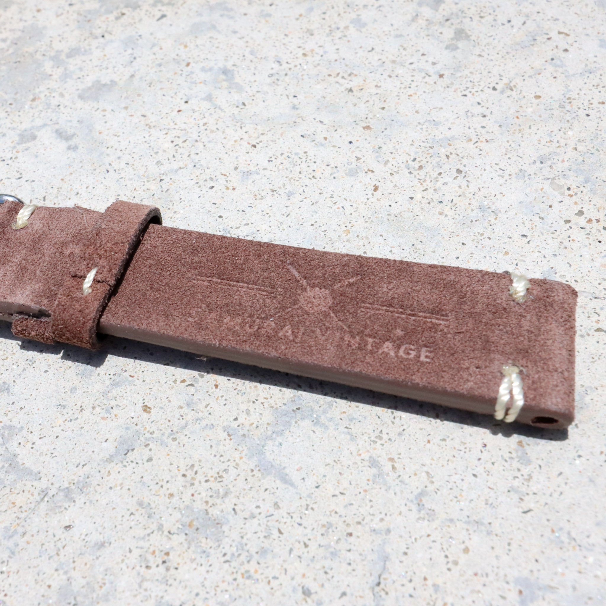 Mocha Brown Suede | Heritage Suede Italian Calf Leather Watch Strap - Samurai Vintage Co.