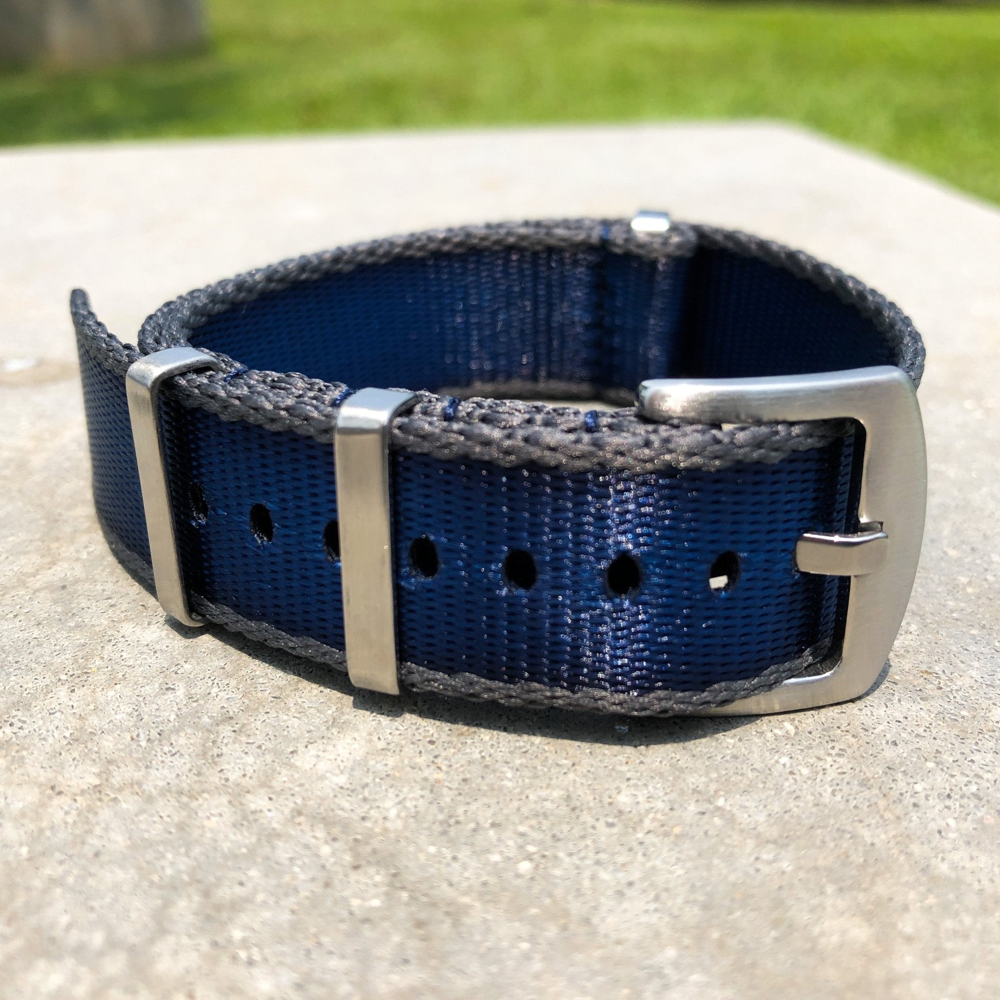 Navy Blue | Premium Nato Watch Strap - Samurai Vintage Co.
