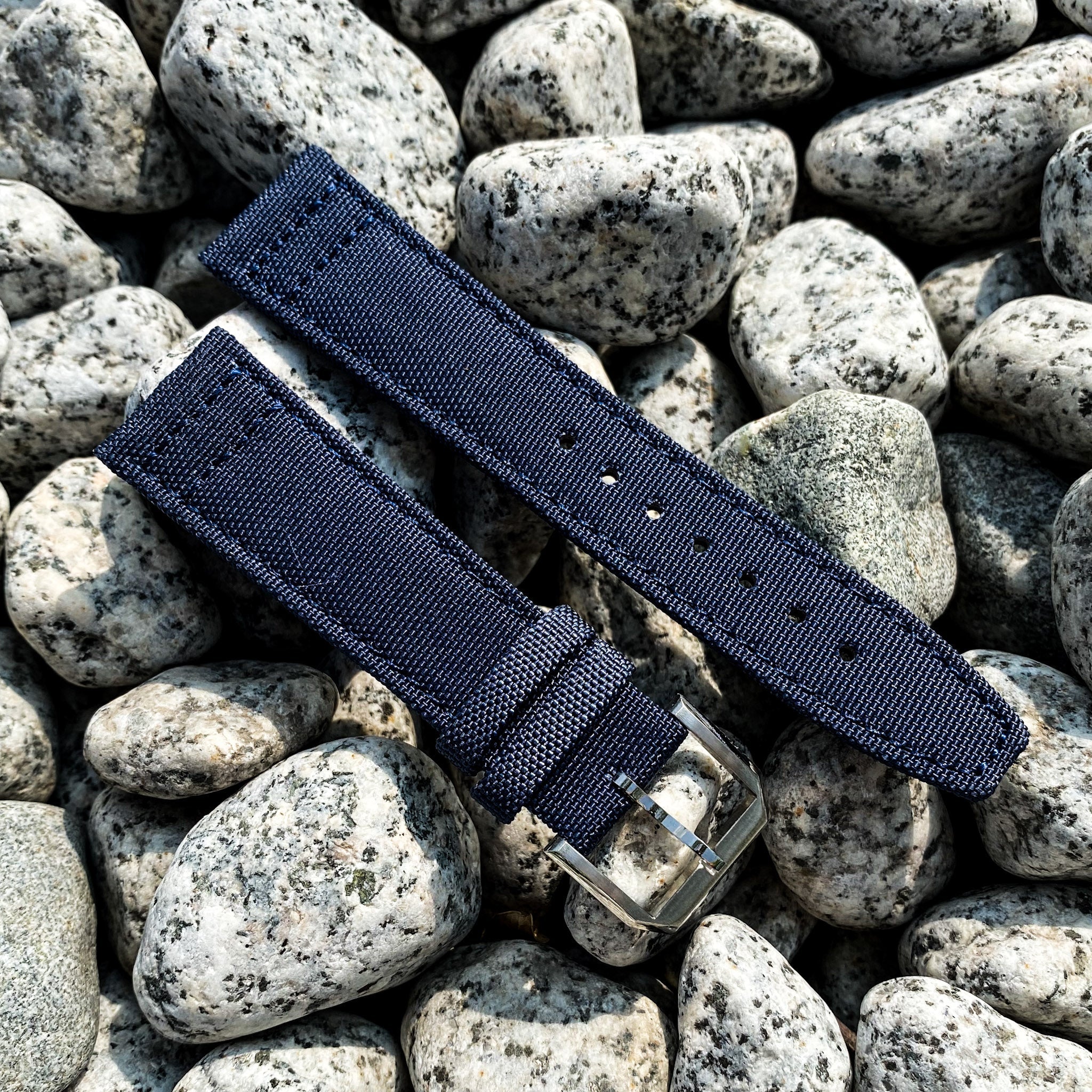 Ocean Blue | Pilot Nylon Watch Strap - Samurai Vintage Co.