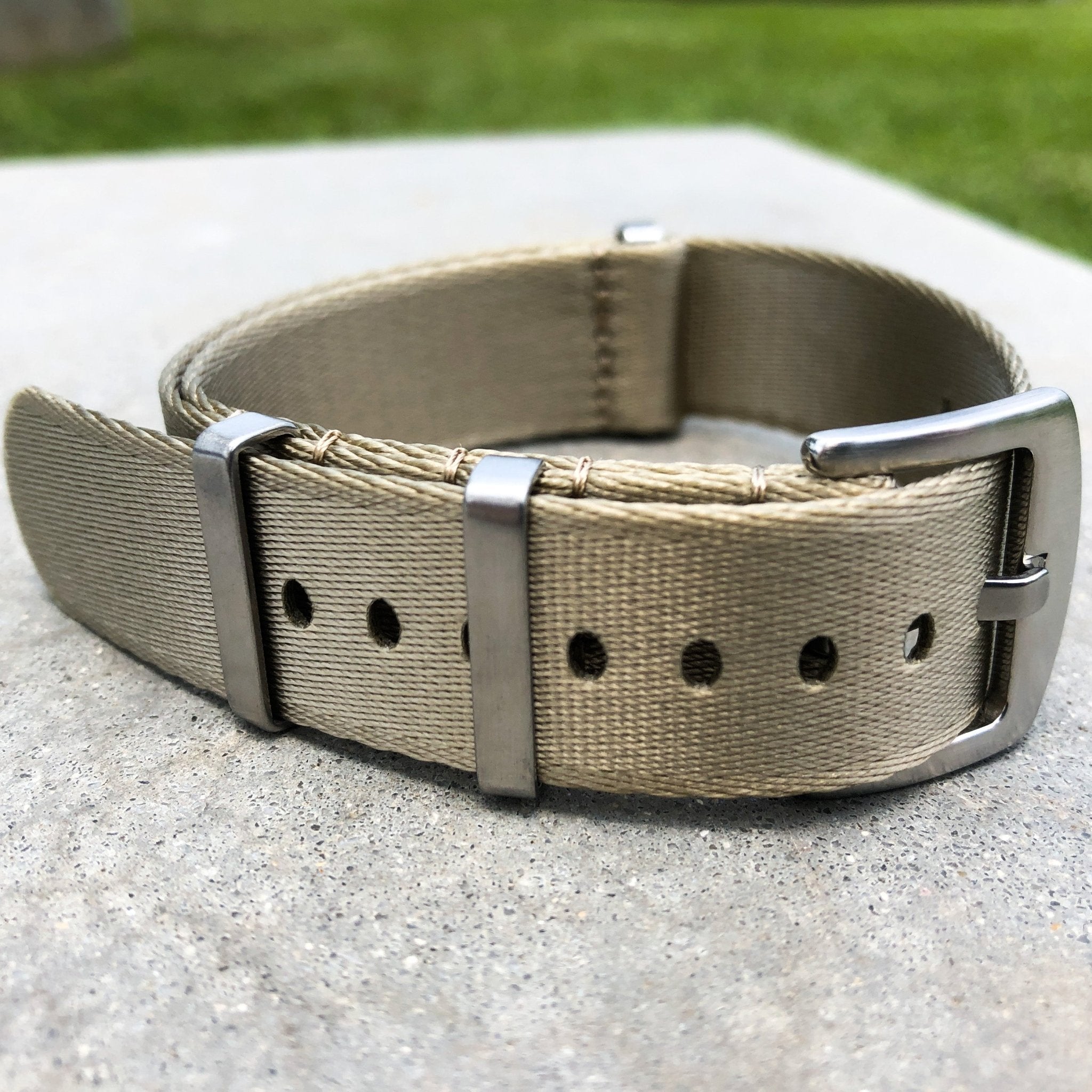 Sand Khaki | Premium Nato Watch Strap - Samurai Vintage Co.