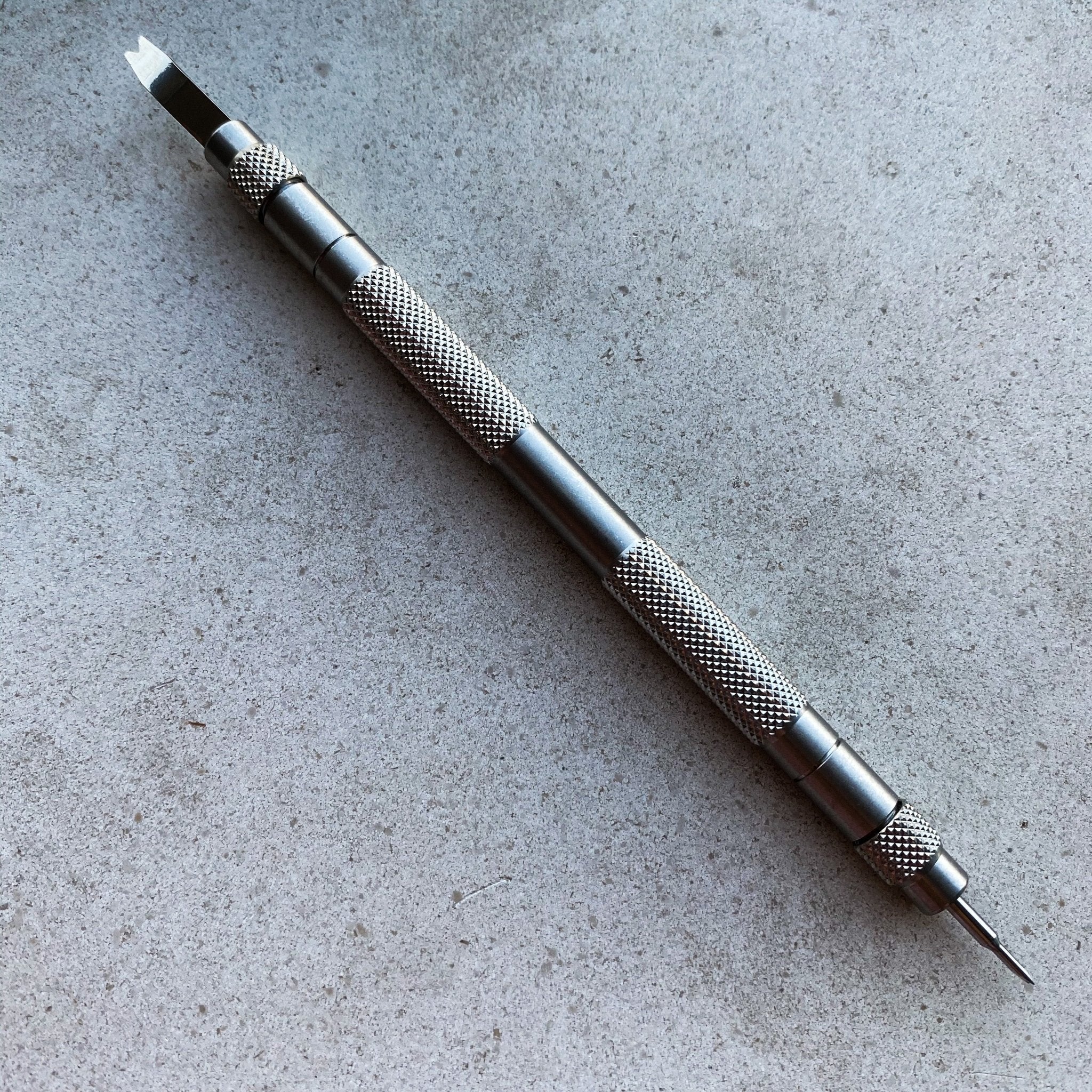 Silver Wide Broad| Multi-use Spring Bar Tool - Samurai Vintage Co.