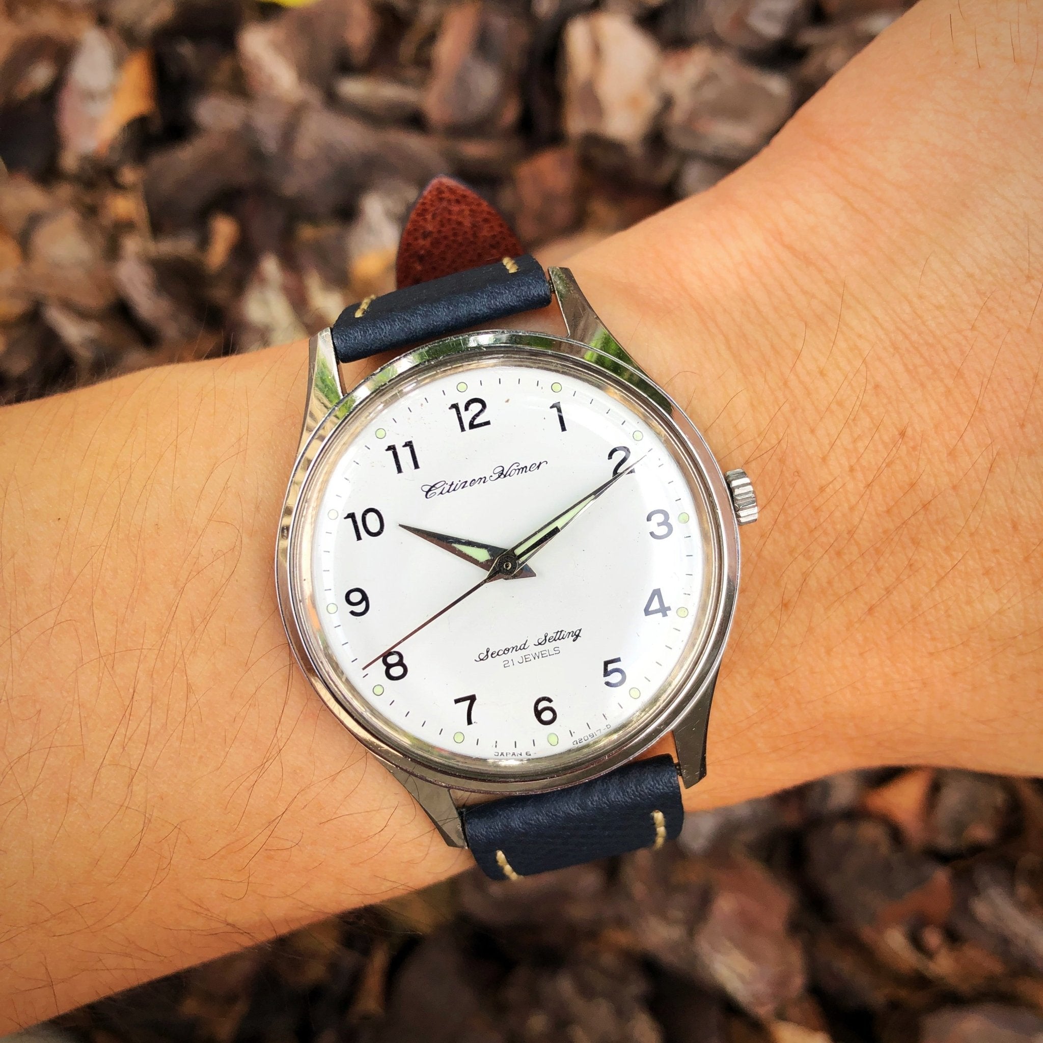 Vintage Watch | Citizen Homer Railway Watch Second Setting (SOLD Watch) - Samurai Vintage Co.