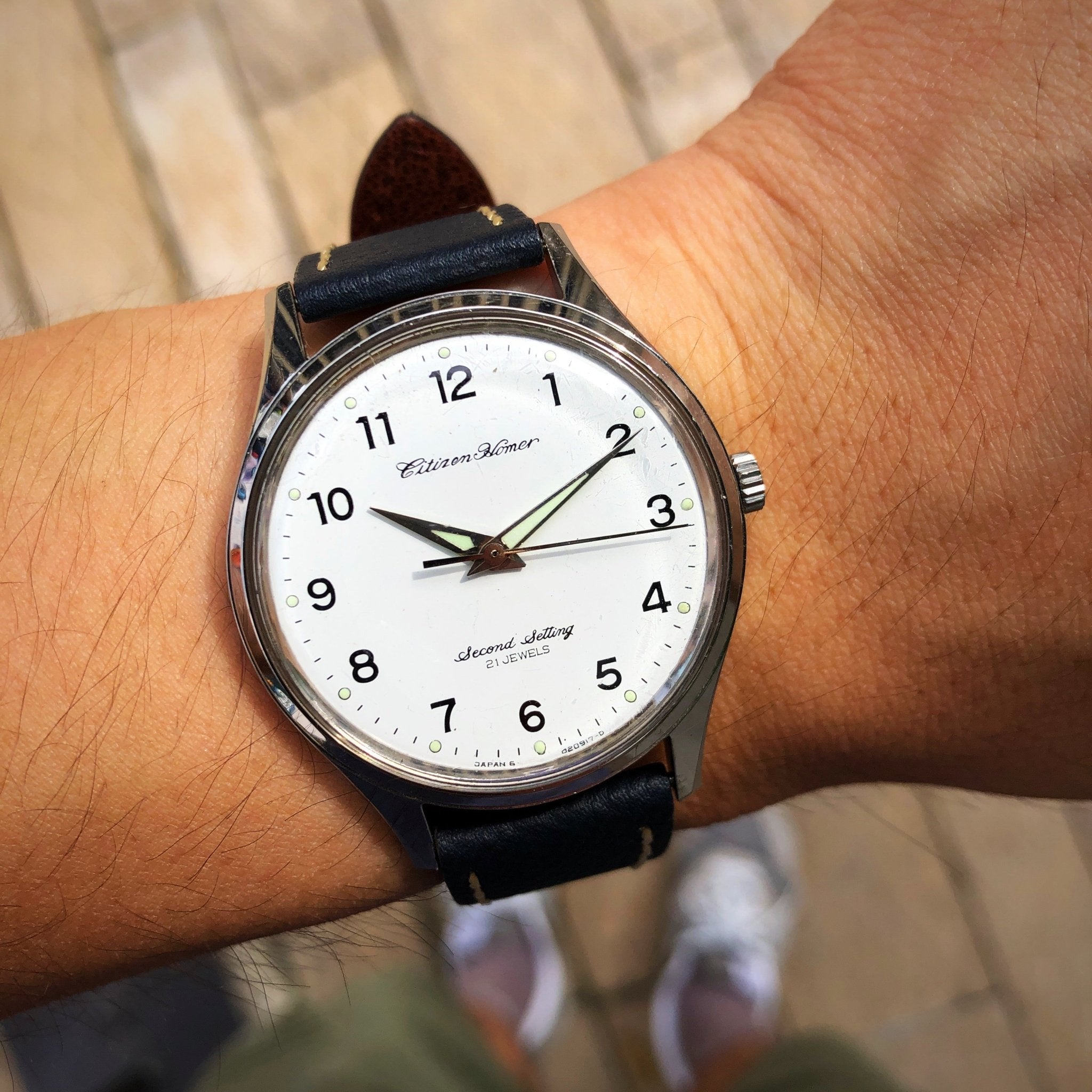 Vintage Watch | Citizen Homer Railway Watch Second Setting (SOLD Watch) - Samurai Vintage Co.