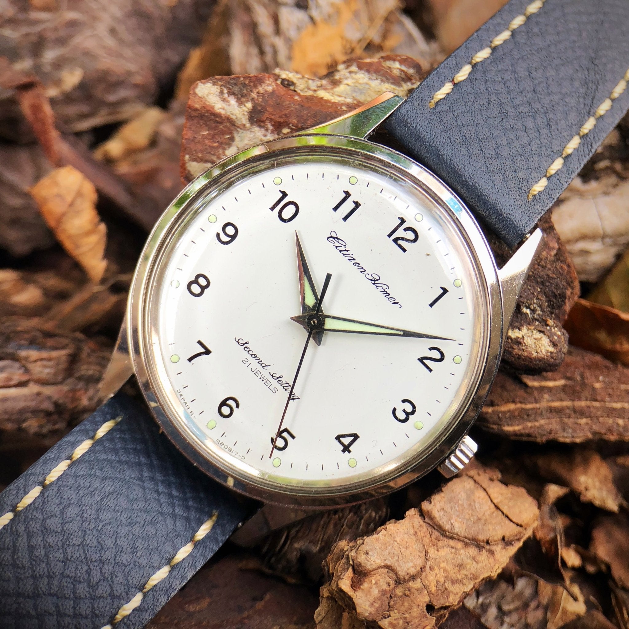 Vintage Watch | Citizen Homer Railway Watch Second Setting (SOLD Watch) - Samurai Vintage Co.