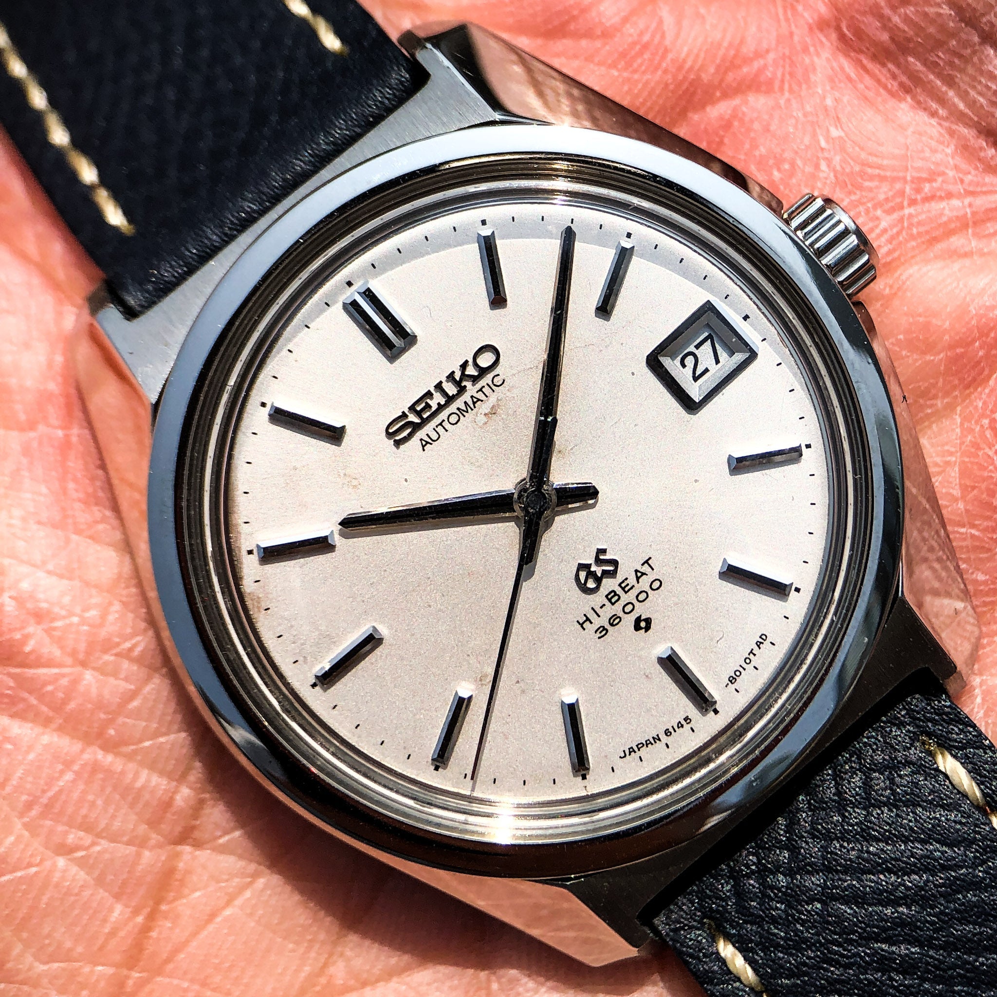 Vintage Watch | Grand Seiko 6145 High Beat 36000 - Samurai Vintage Co.
