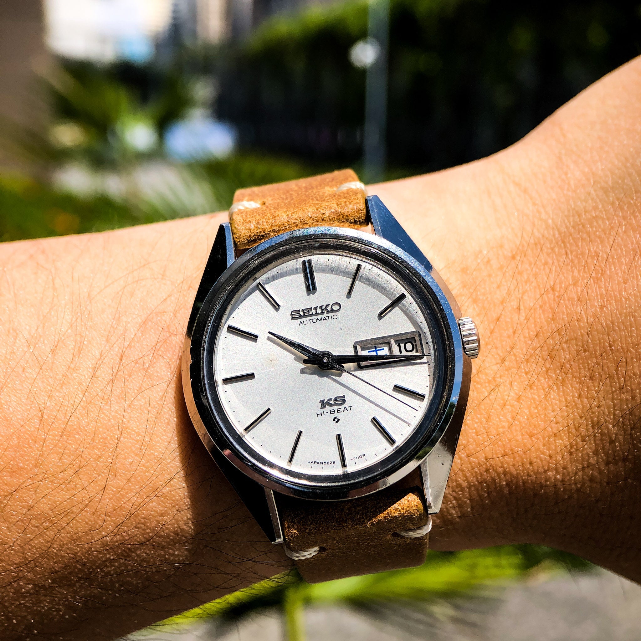 Vintage Watch | King Seiko 5626 - 7110R (Swapped to a new OEM watch crystal) - Samurai Vintage Co.