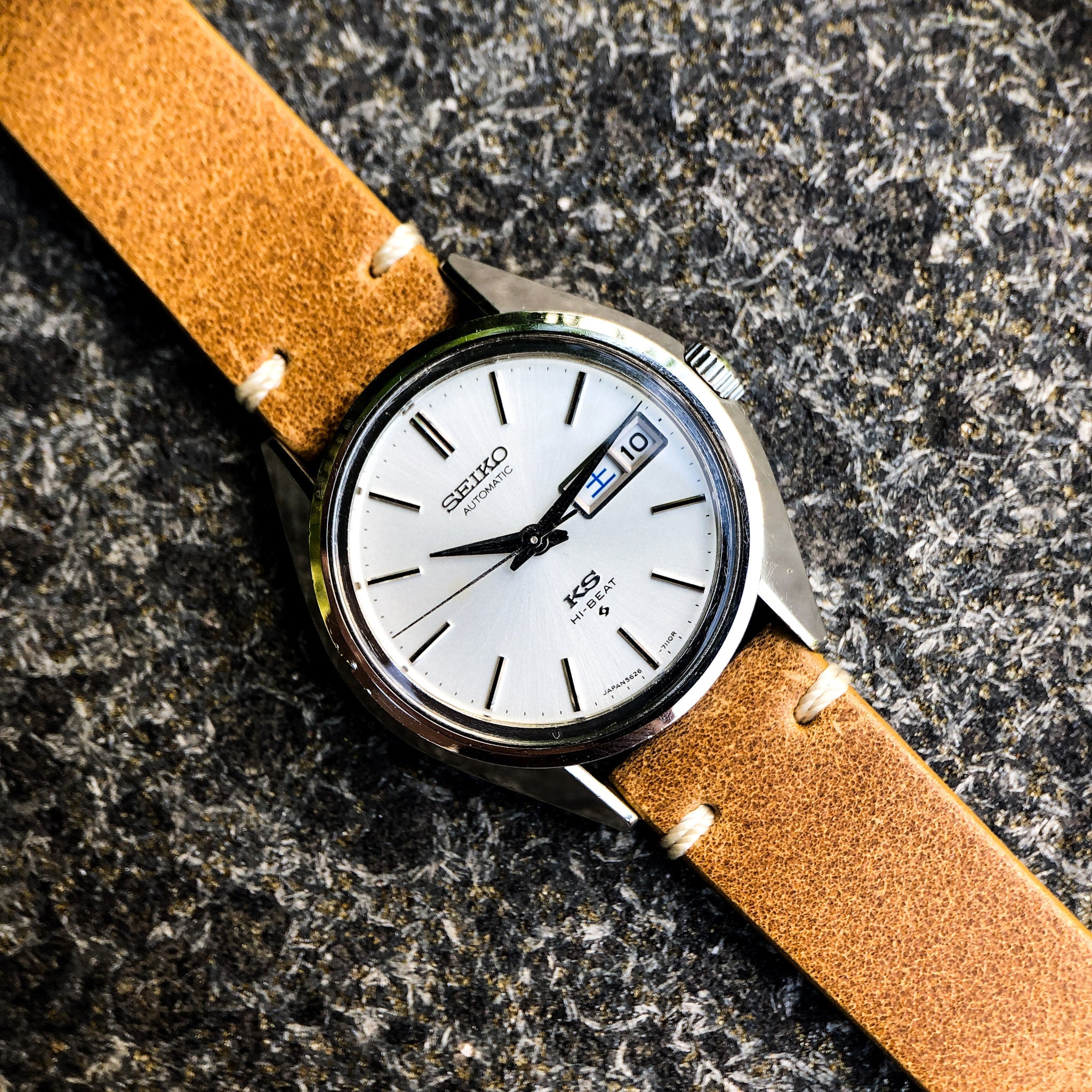 Vintage Watch | King Seiko 5626 - 7110R (Swapped to a new OEM watch crystal) - Samurai Vintage Co.
