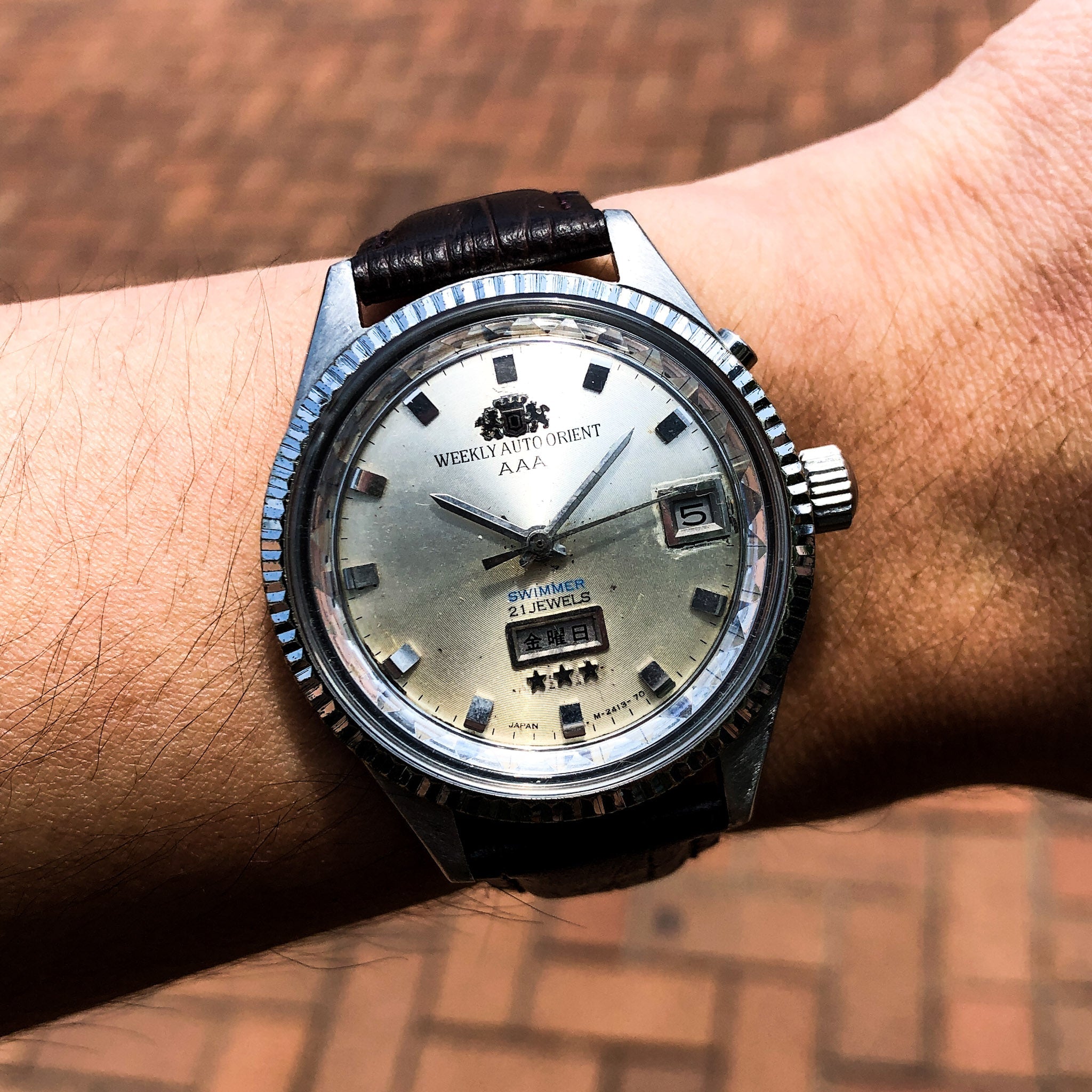 Vintage Watch | Orient Weekly Auto Swimmer - Samurai Vintage Co.