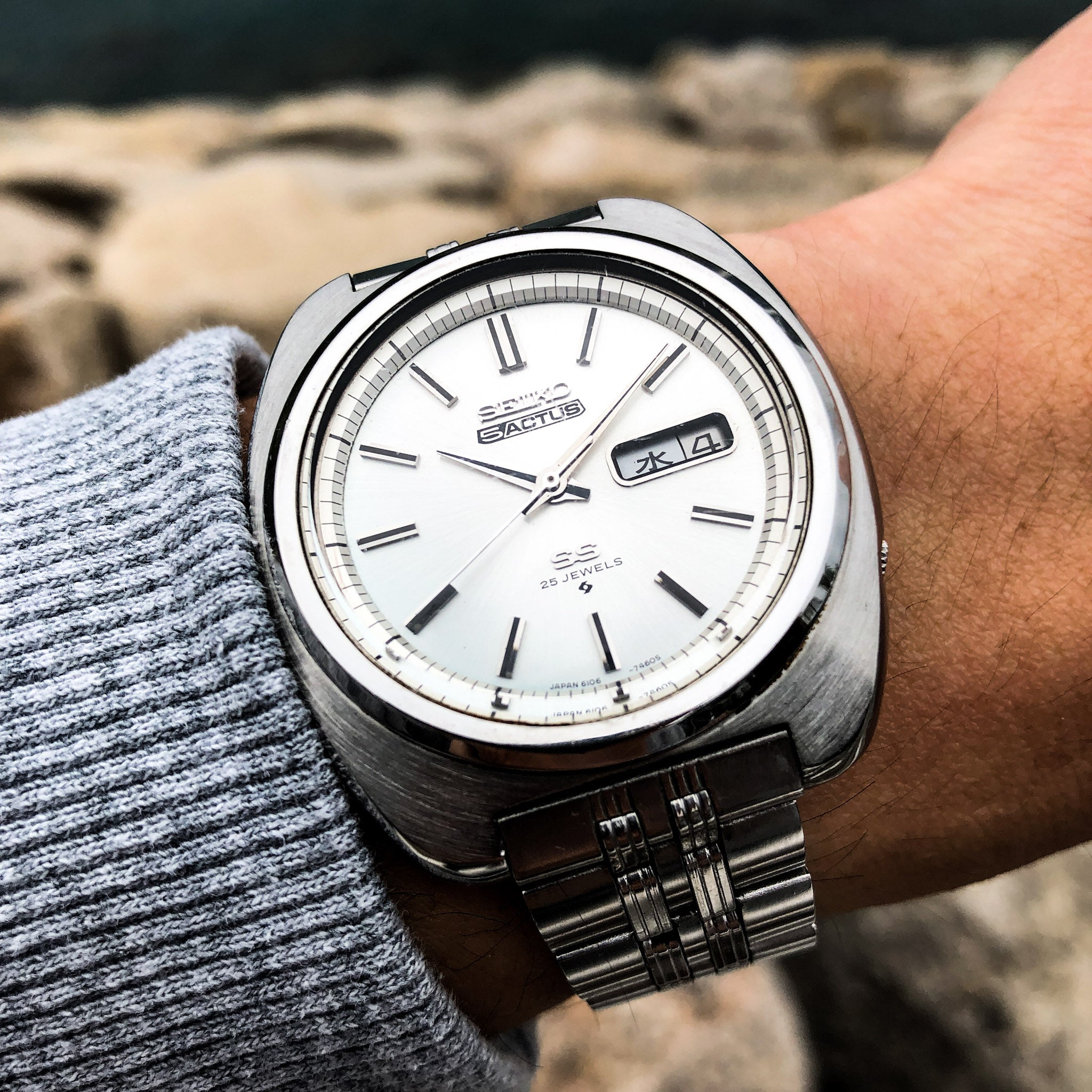 Vintage Watch | SEIKO 5 ACTUS SS 6106 - 7440 - Samurai Vintage Co.