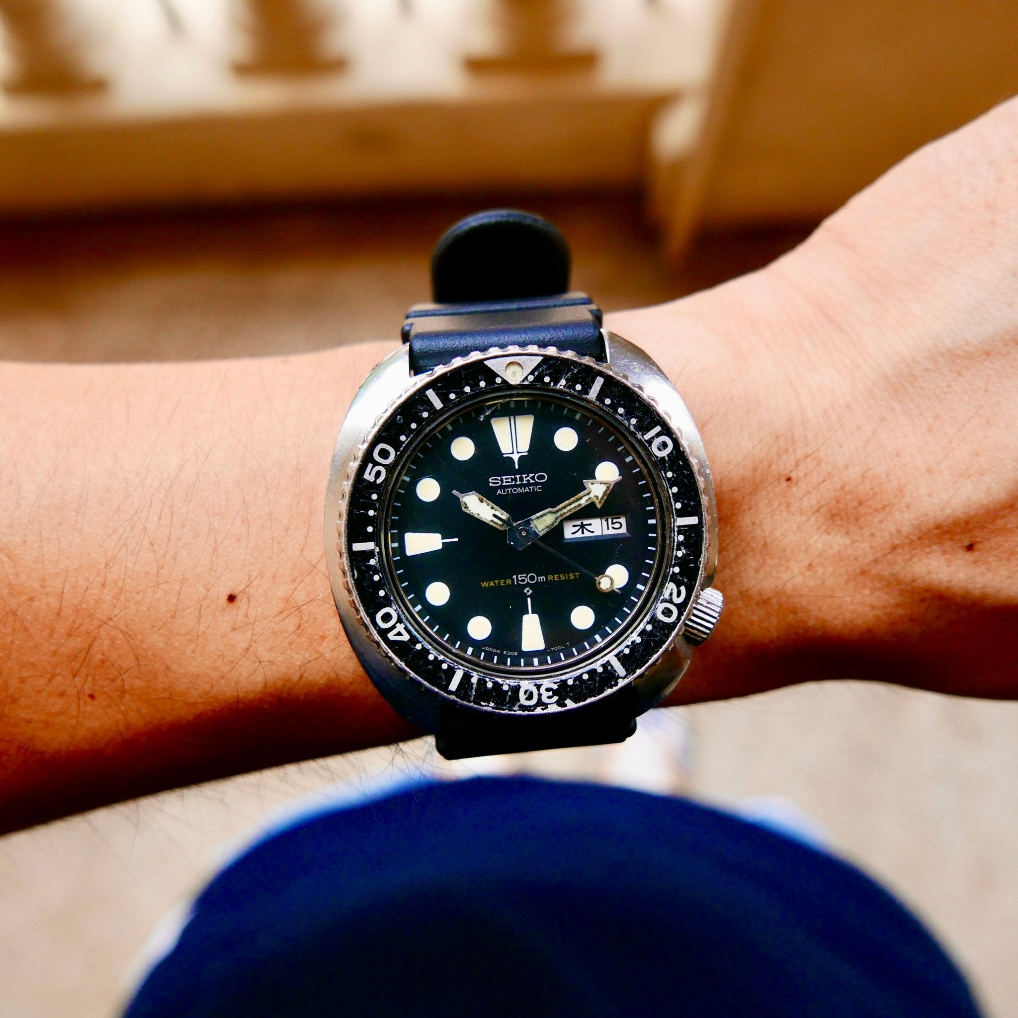 Vintage Watch | Seiko 6306 Turtle (JDM version) (aka Seiko 6309) - Samurai Vintage Co.