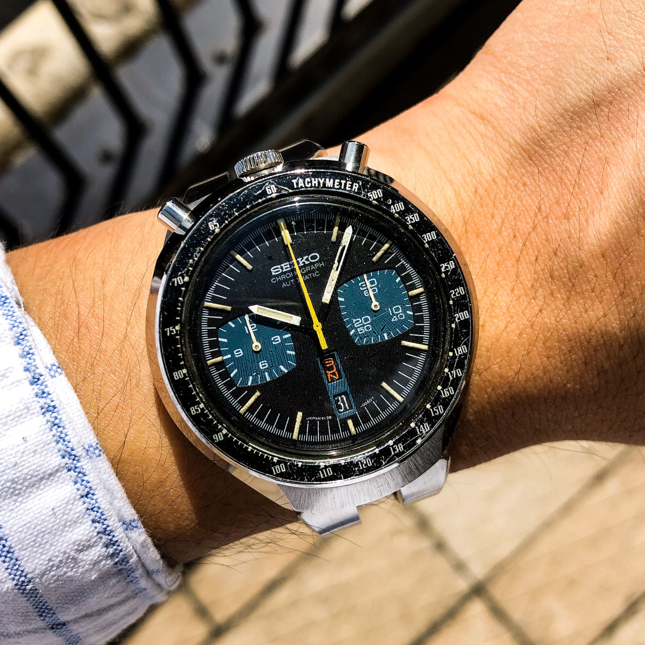 Vintage Watch | Seiko Bullhead 6138 0040 Chronograph - Samurai Vintage Co.