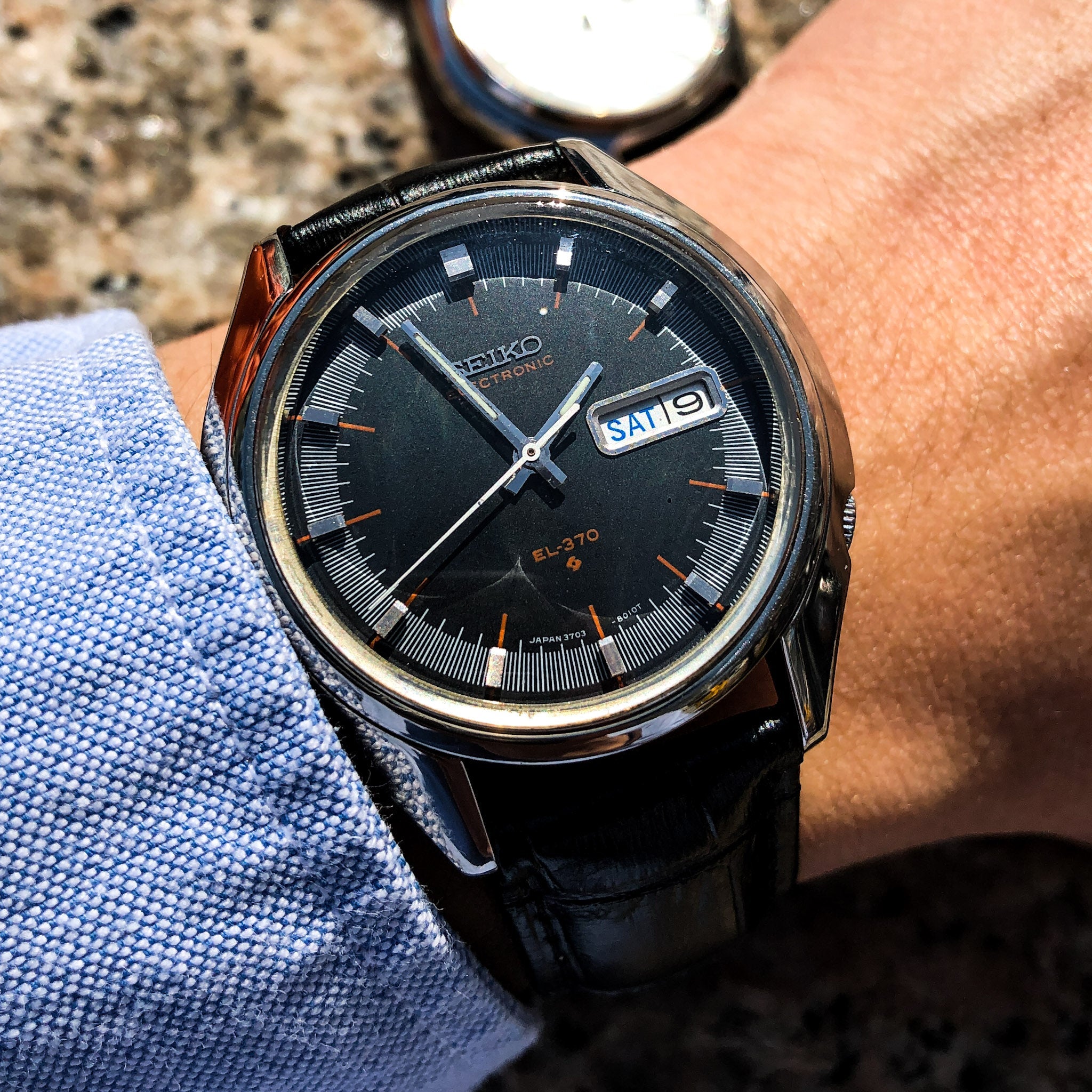 Vintage Watch | Seiko Electronic EL370 - Samurai Vintage Co.