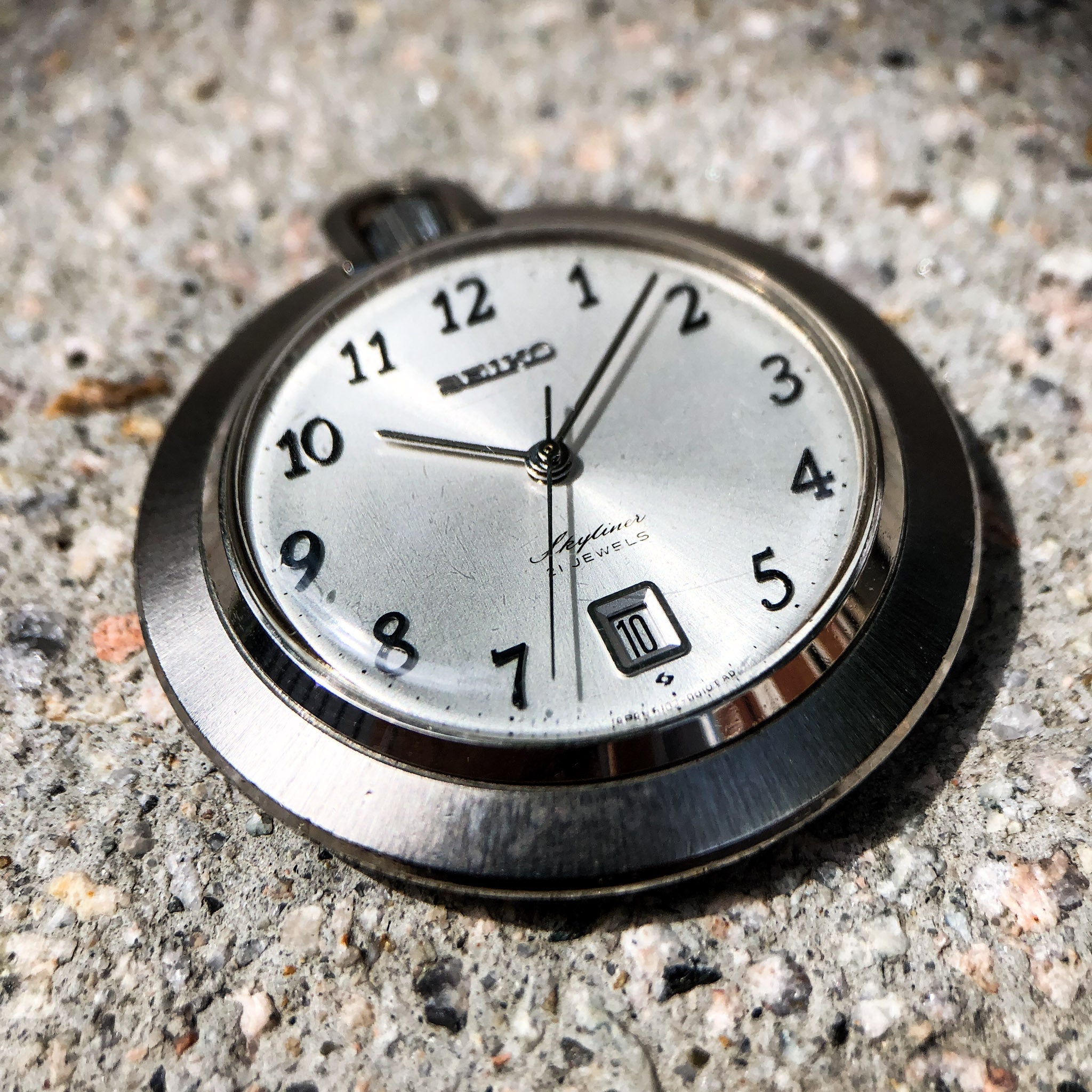 Vintage Watch | Seiko Skyliner Pocket Watch 6102-0010 - Samurai Vintage Co.