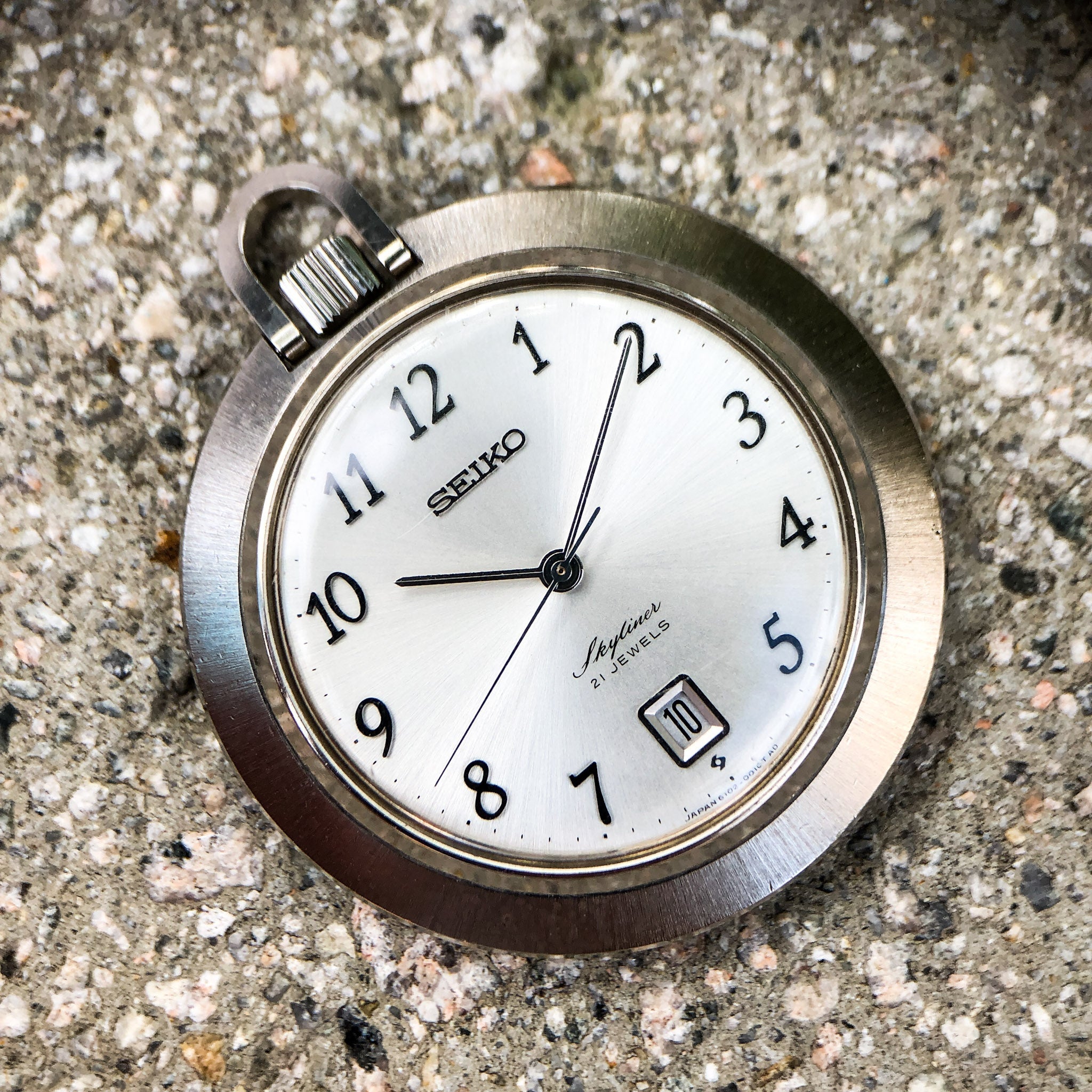 Vintage Watch | Seiko Skyliner Pocket Watch 6102-0010 - Samurai Vintage Co.