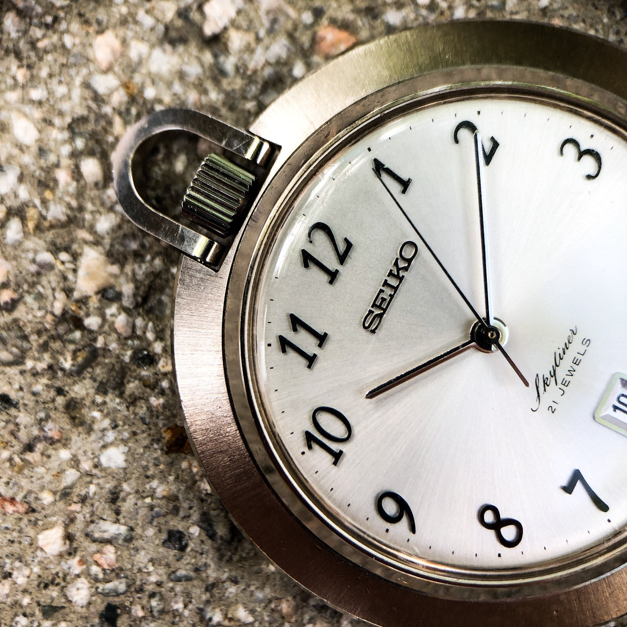 Vintage Watch | Seiko Skyliner Pocket Watch 6102-0010 - Samurai Vintage Co.