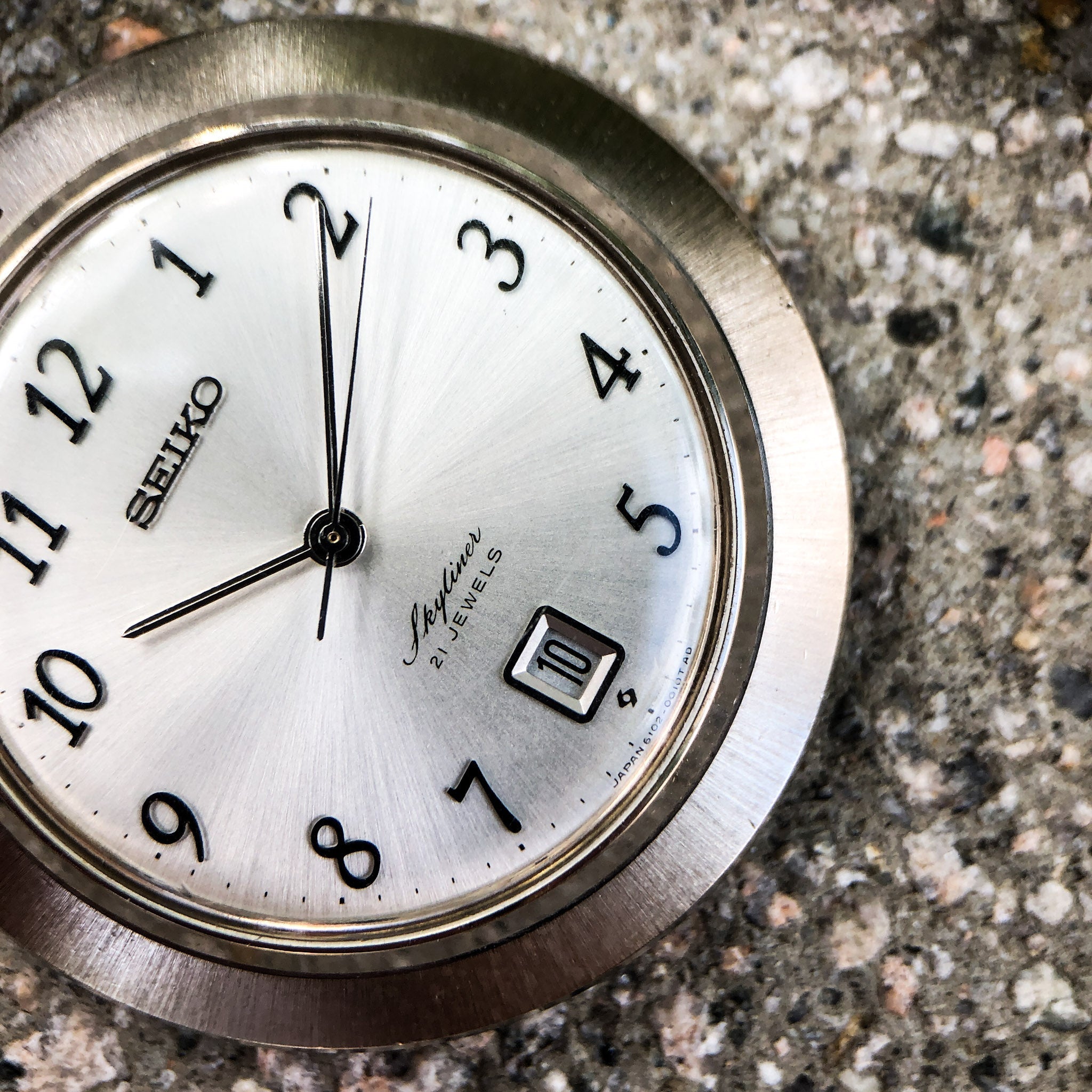Vintage Watch | Seiko Skyliner Pocket Watch 6102-0010 - Samurai Vintage Co.