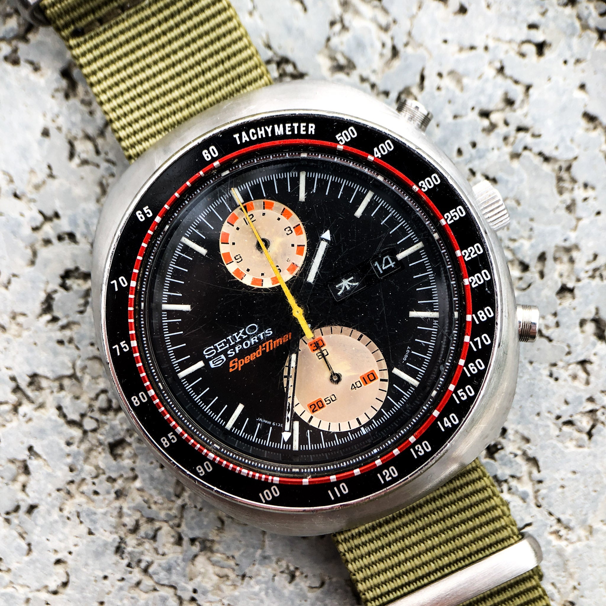 Vintage Watch | Seiko UFO Yachtman Chronograph 6138 - Samurai Vintage Co.