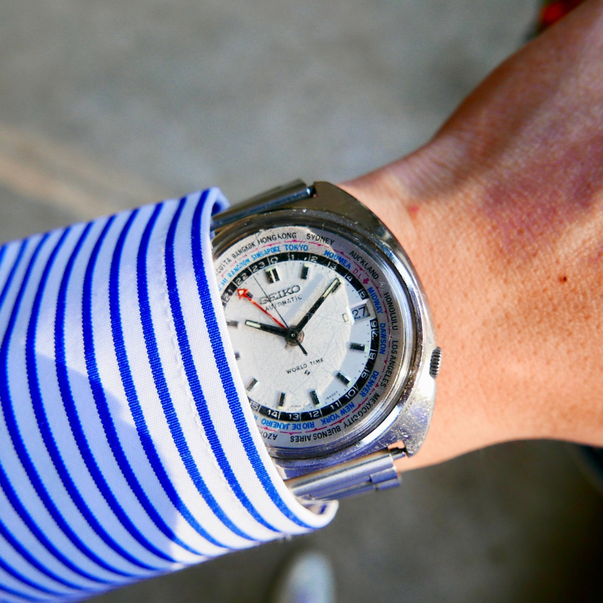 Vintage Watch | Seiko World Time 6117-6420 - Samurai Vintage Co.