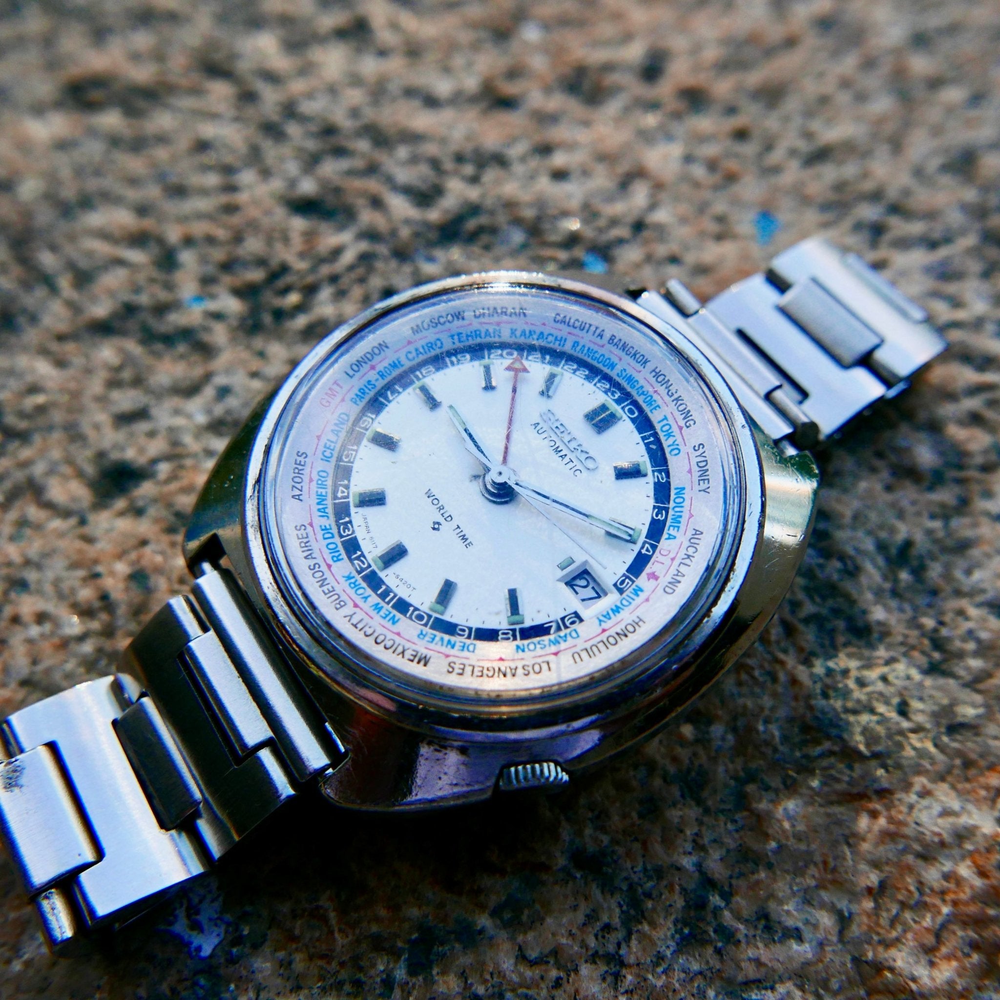 Vintage Watch | Seiko World Time 6117-6420 - Samurai Vintage Co.