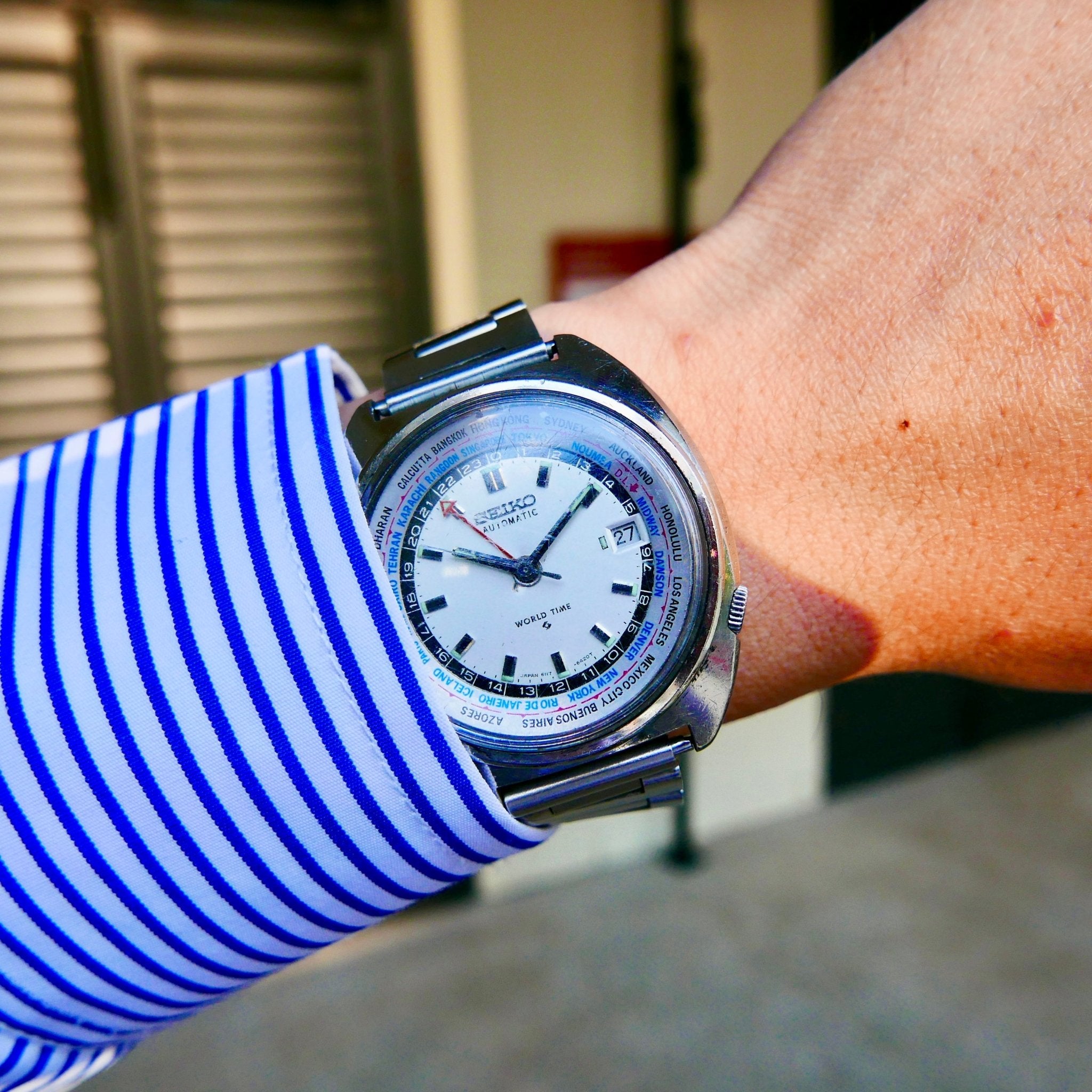 Vintage Watch | Seiko World Time 6117-6420 - Samurai Vintage Co.
