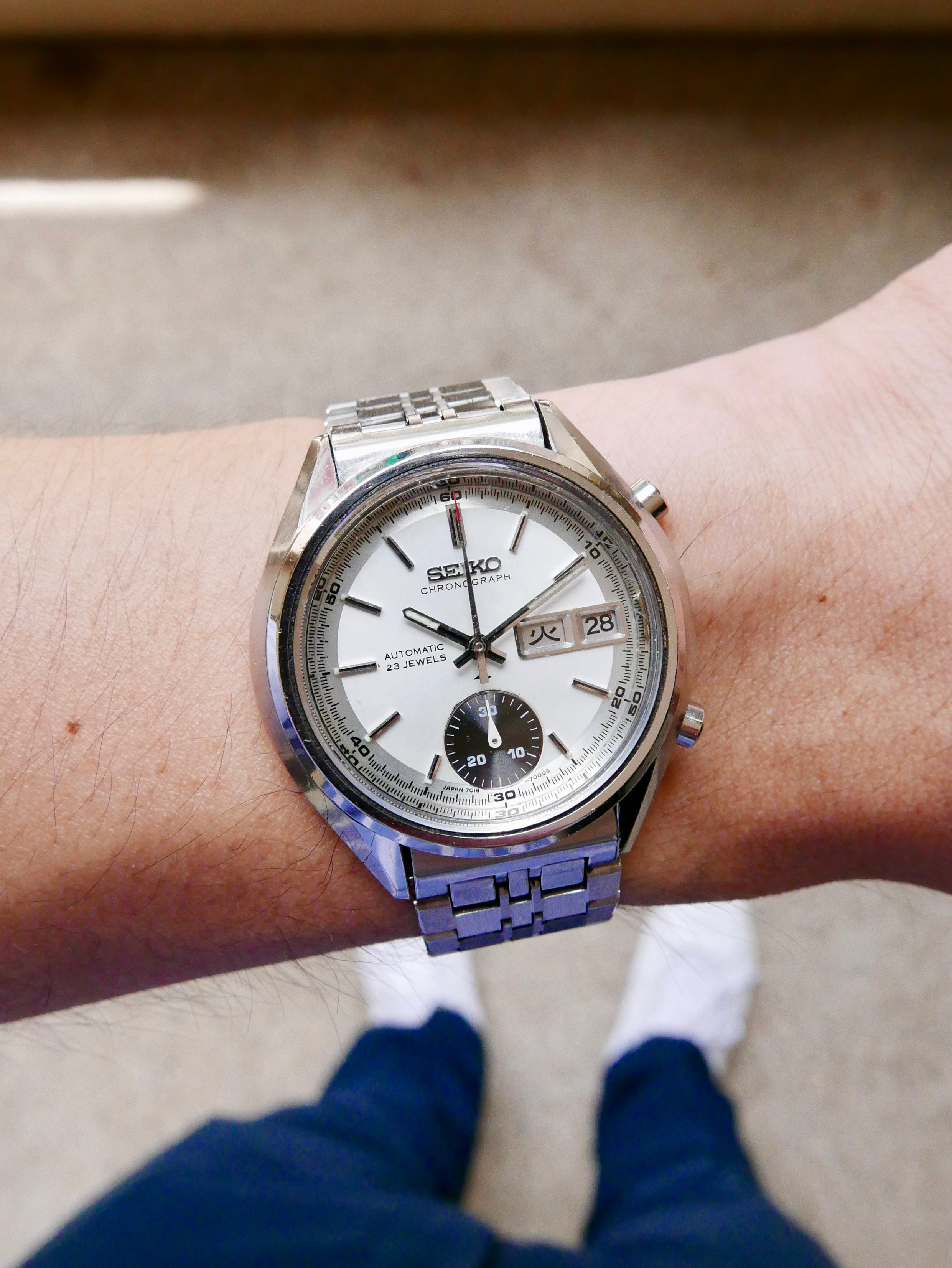 Vintage Seiko Chronograph 7018-7000 
