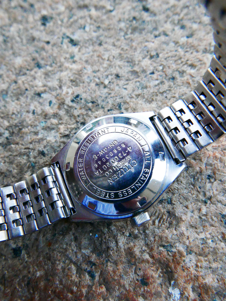 Vintage Watch | Citizen CQ 4-730020TA (Smoky Green Dial, Close to NOS)