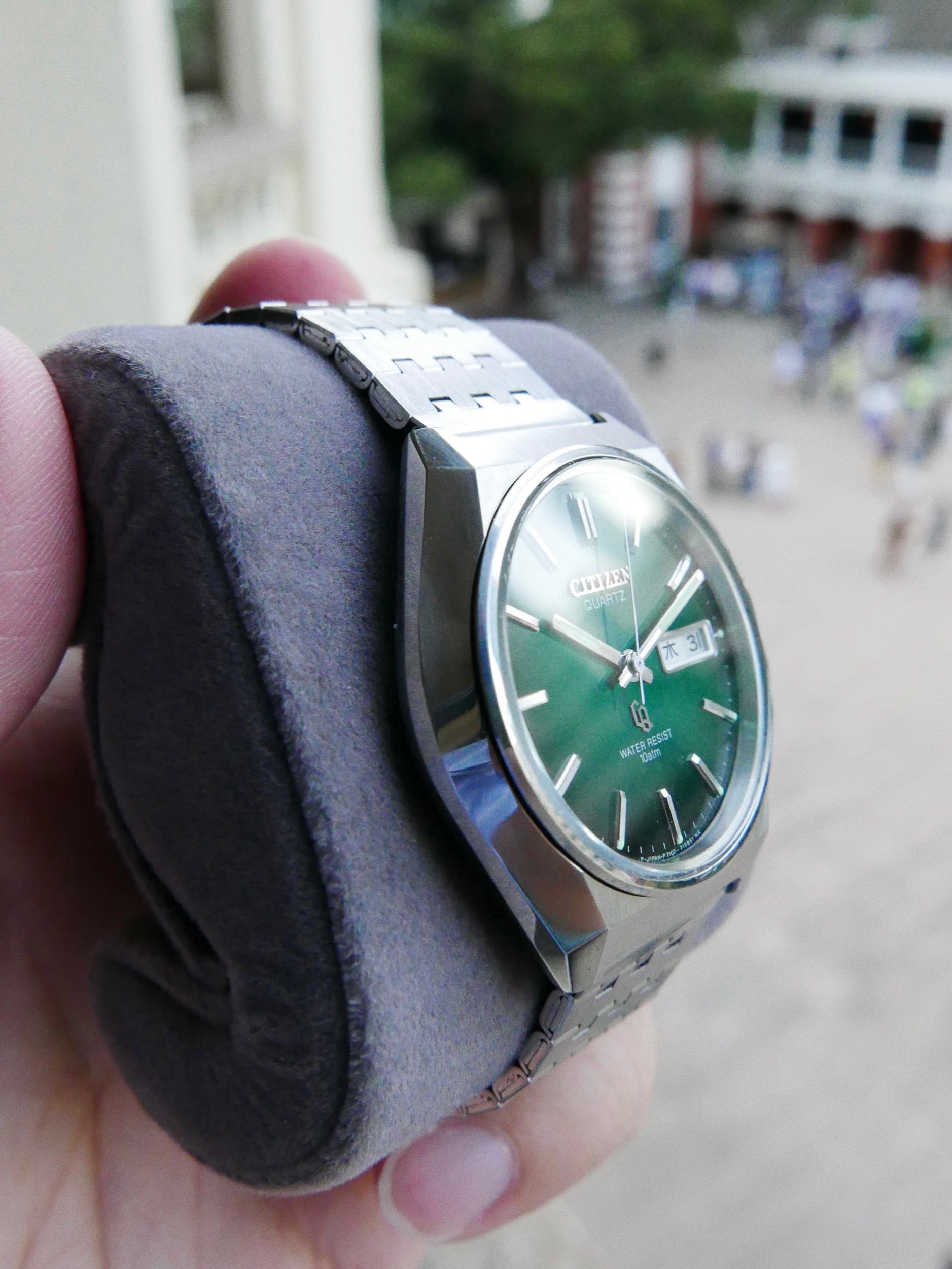 Vintage Watch | Citizen CQ 4-730020TA (Smoky Green Dial, Close to NOS)