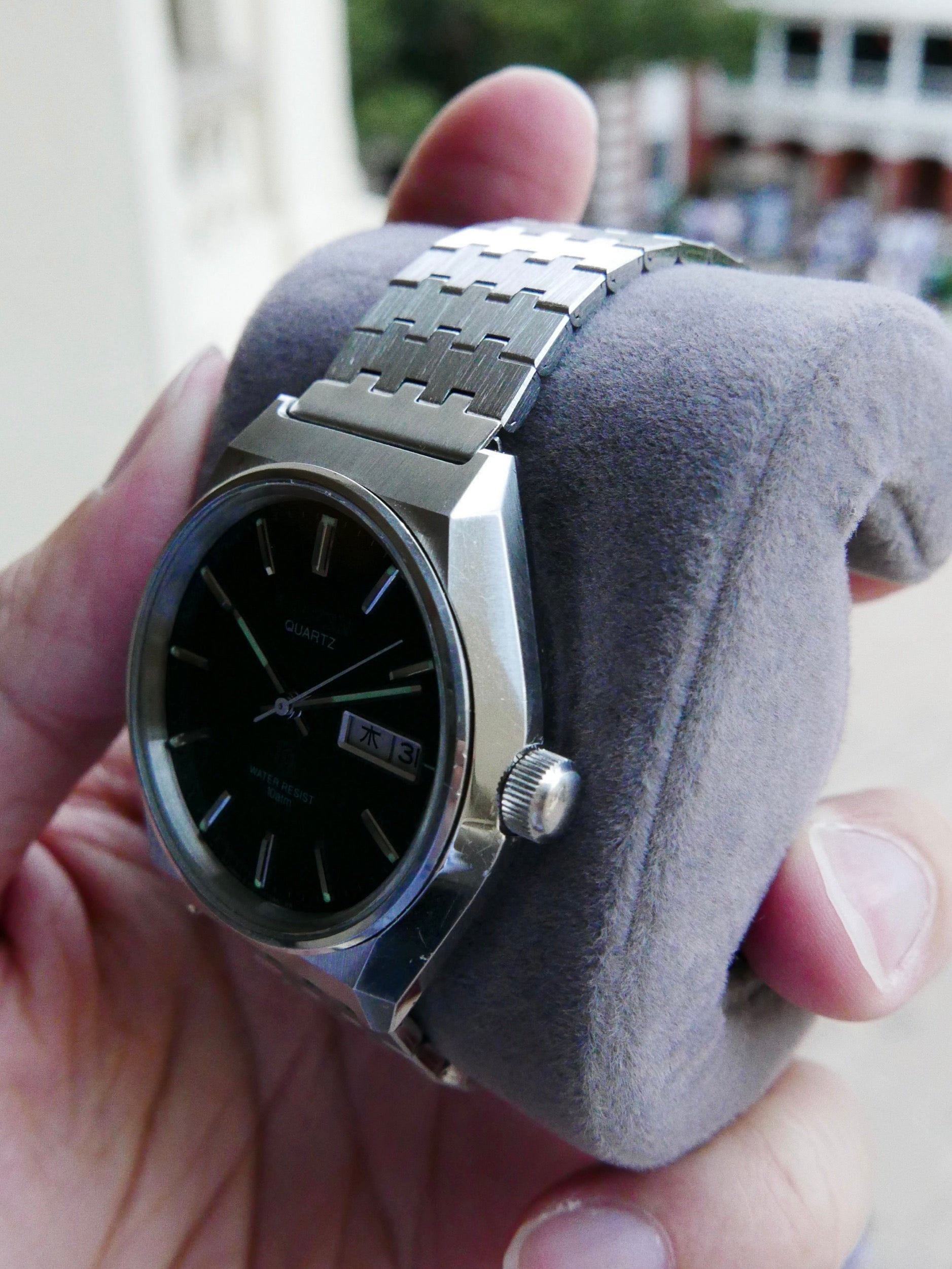 Vintage Watch | Citizen CQ 4-730020TA (Smoky Green Dial, Close to NOS)