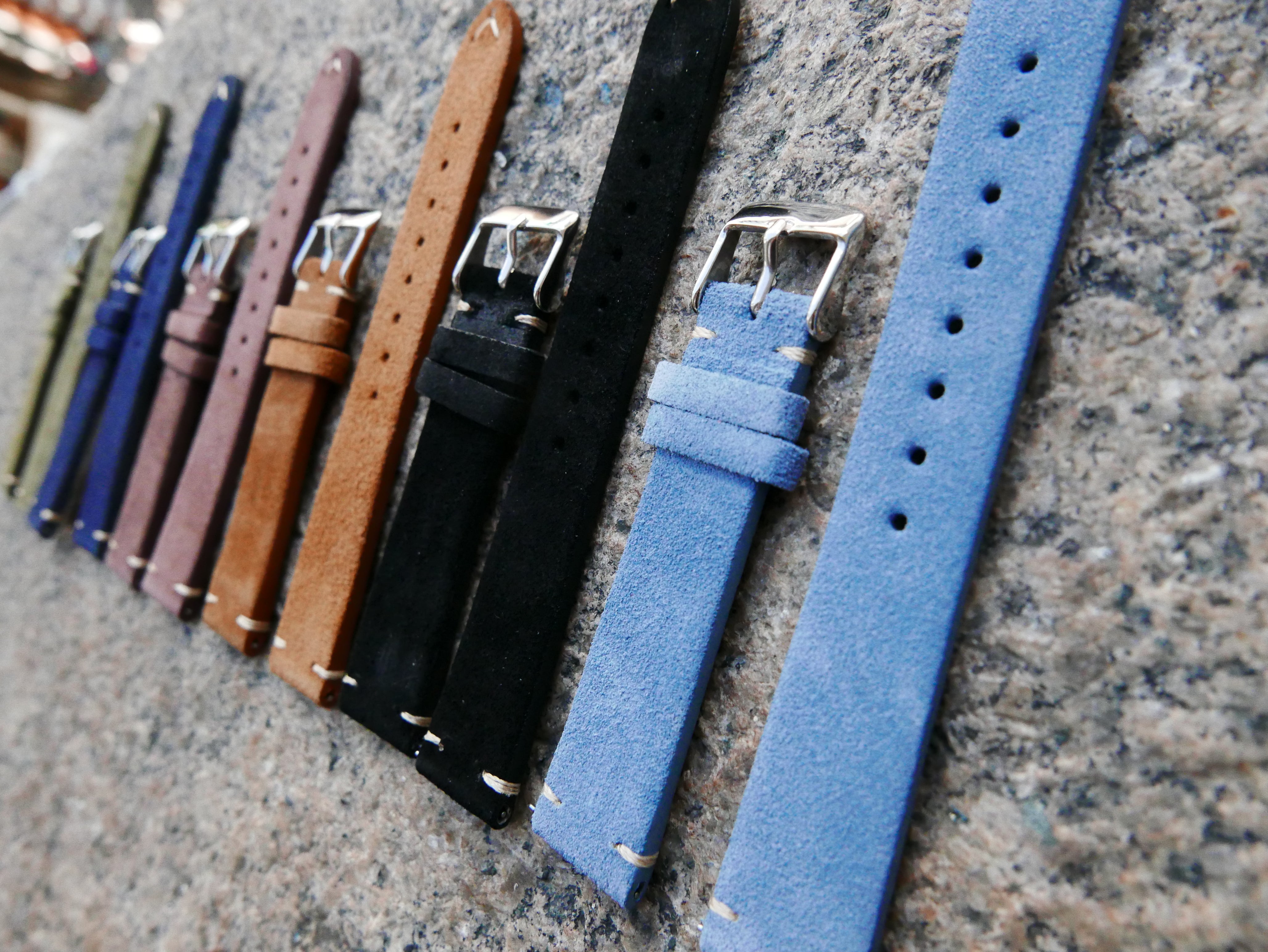 Heritage Suede Plus | Heritage Suede Italian Calf Leather Watch Strap - Samurai Vintage Co.