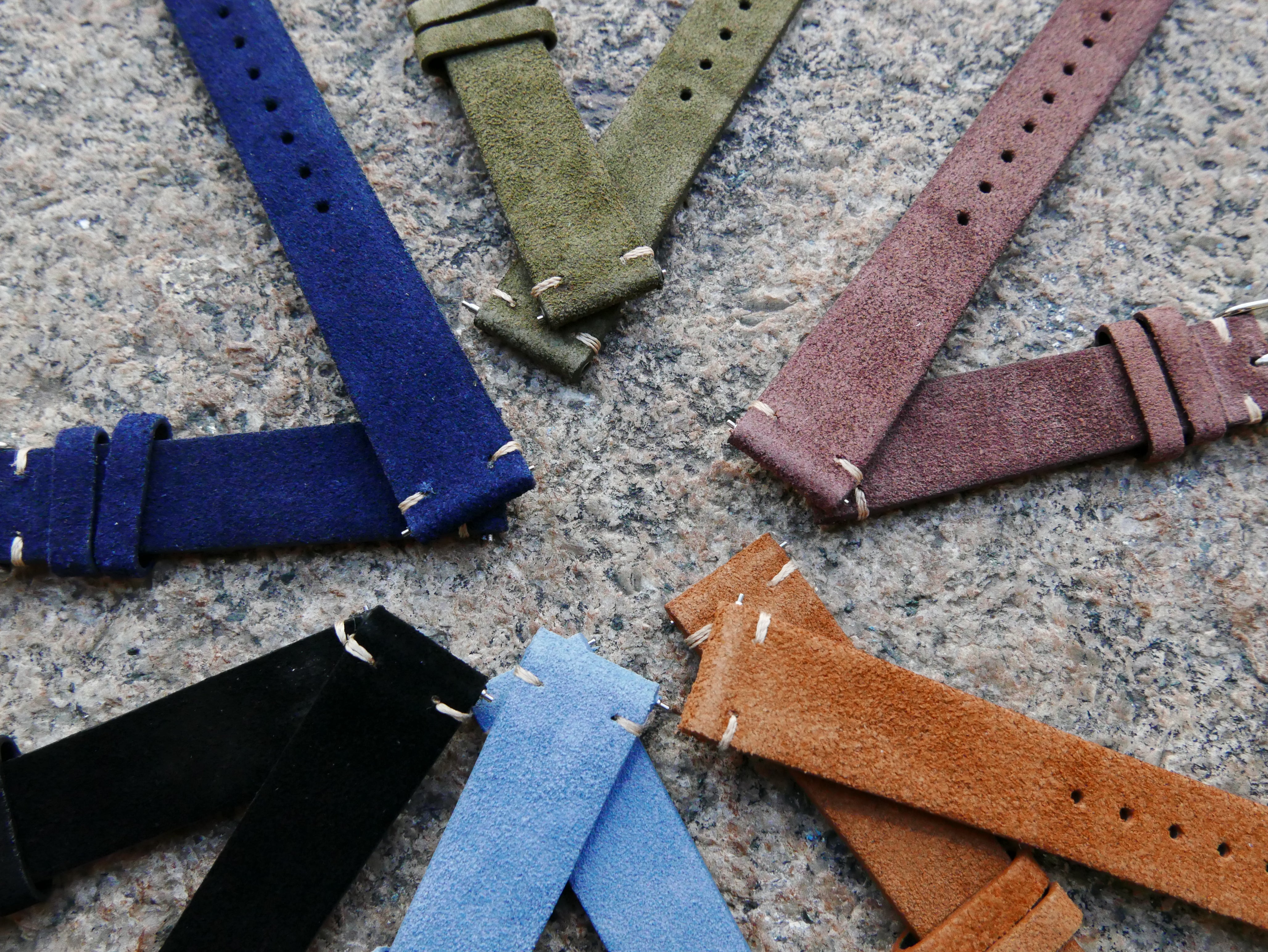 Heritage Suede Plus | Heritage Suede Italian Calf Leather Watch Strap - Samurai Vintage Co.
