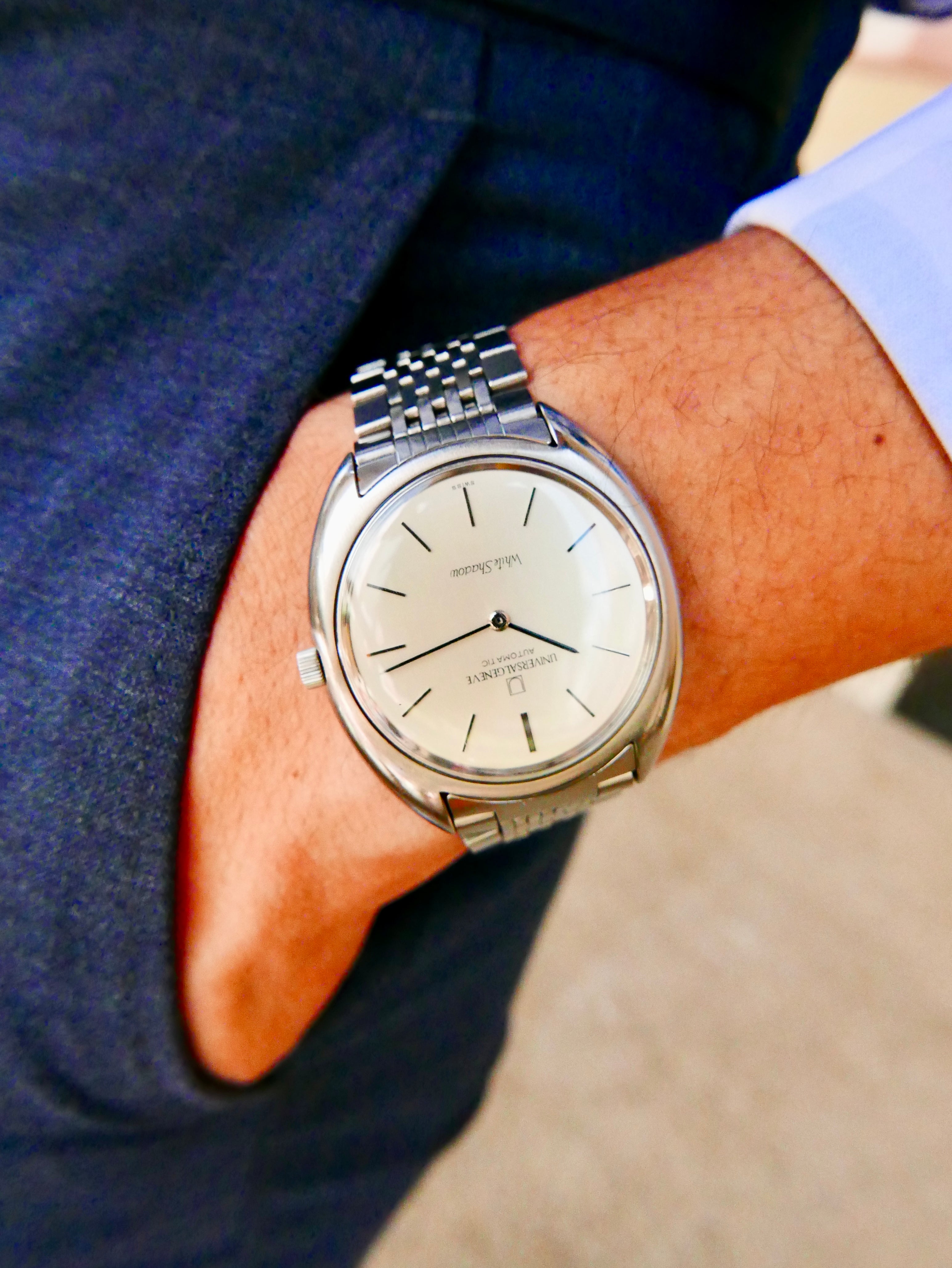 Vintage Watch | Universal Geneve White Shadow Automatic 866102