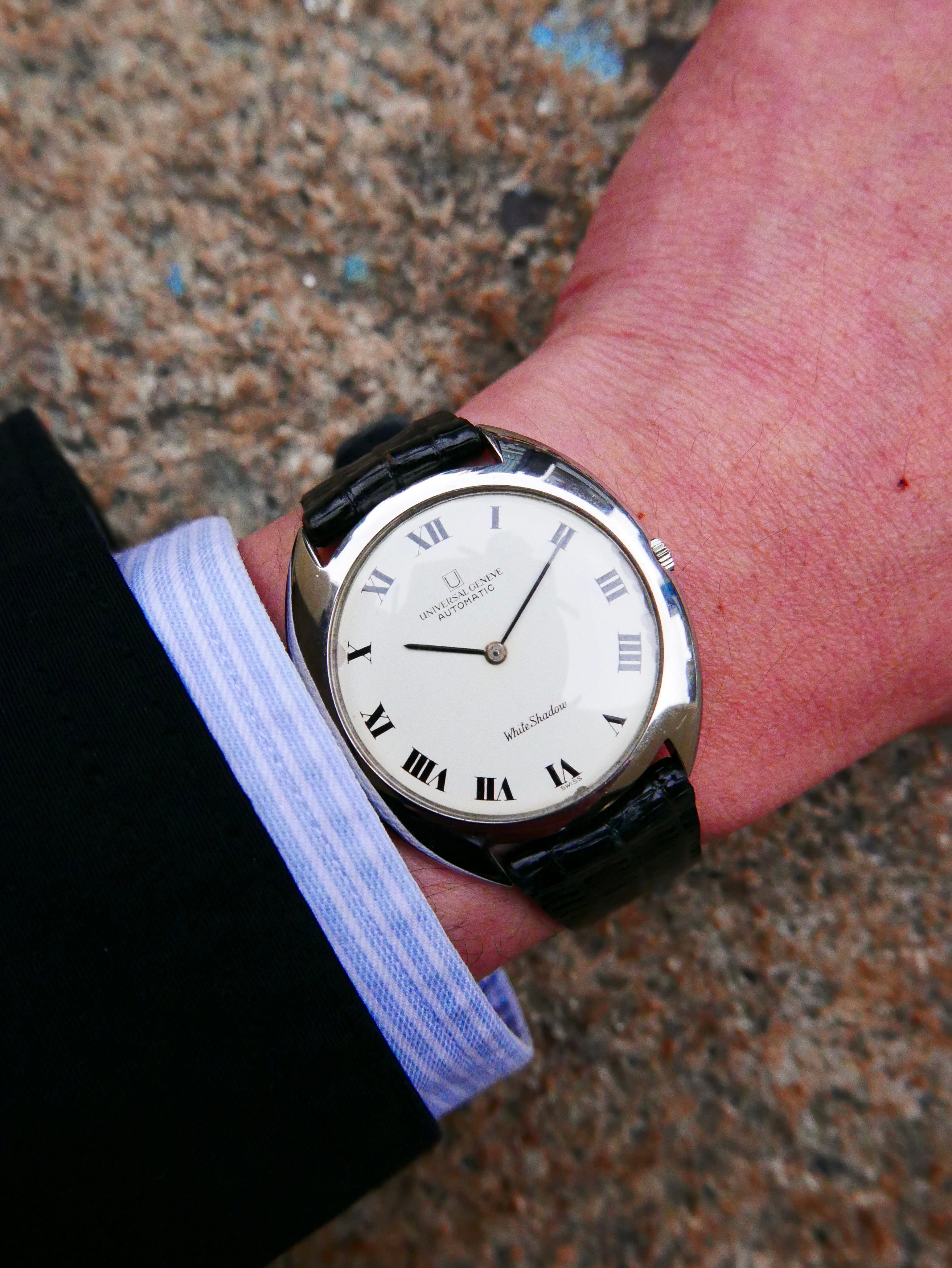Vintage Watch | Universal Geneve White Shadow Automatic 866101