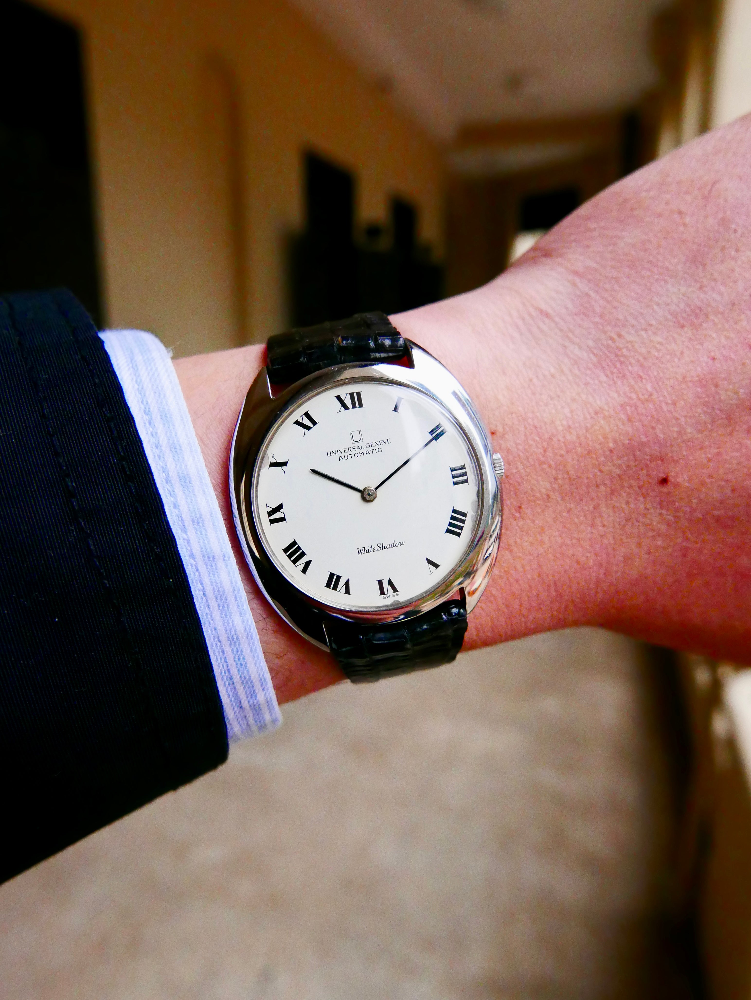 Vintage Watch | Universal Geneve White Shadow Automatic 866101